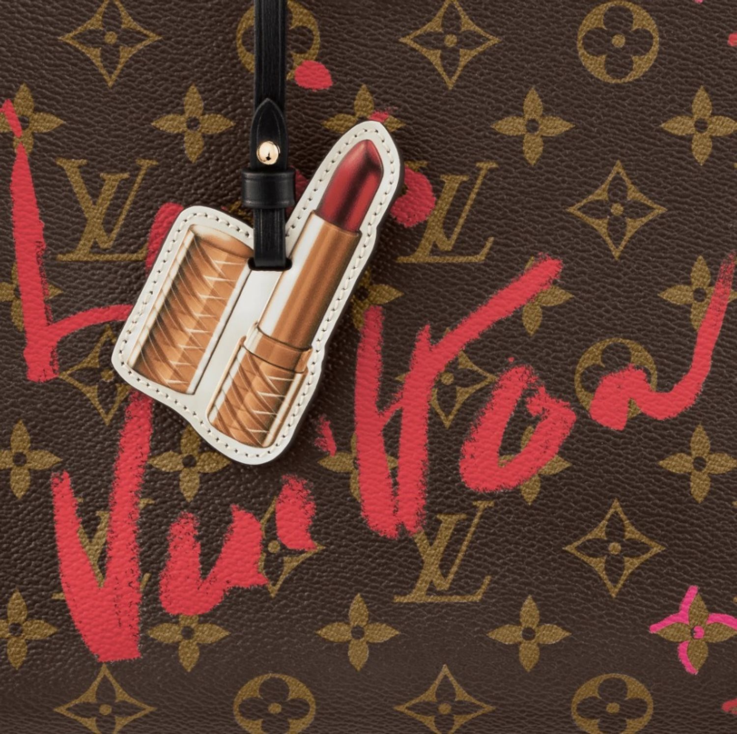 TÚI XÁCH LOUIS VUITTON LV TOTE ONTHEGO LIMITED EDITION FALL IN LOVE MONOGRAM CANVAS MM 4