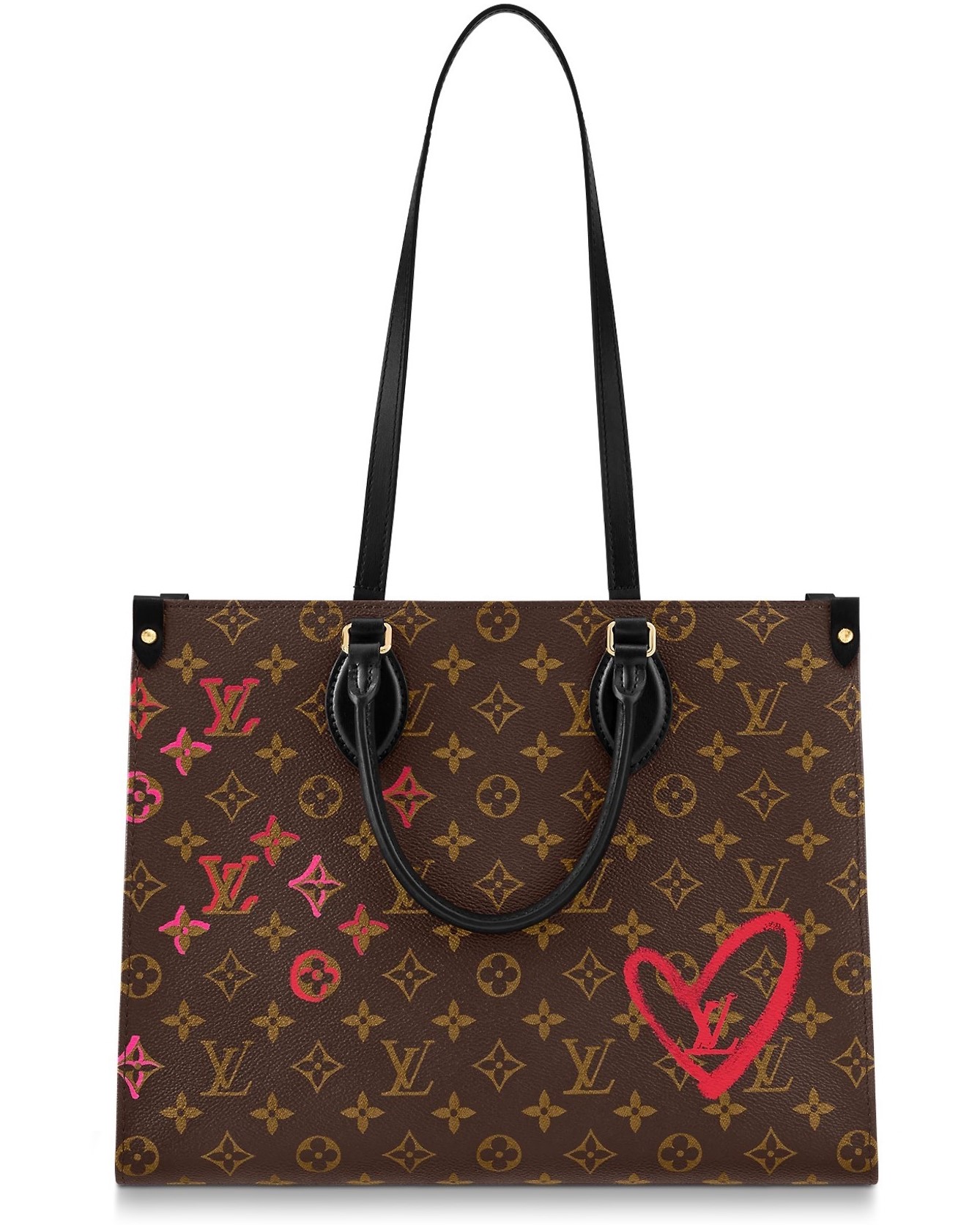 TÚI XÁCH LOUIS VUITTON LV TOTE ONTHEGO LIMITED EDITION FALL IN LOVE MONOGRAM CANVAS MM 5