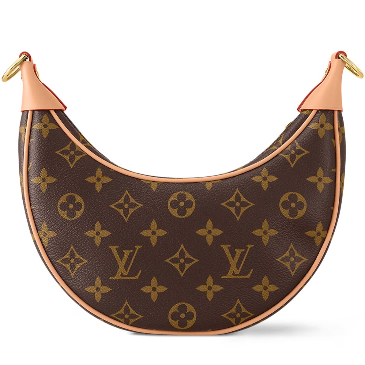Túi đeo vai LV Nữ Louis Vuitton Loop Monogram Canvas M81098 Màu Nâu 19