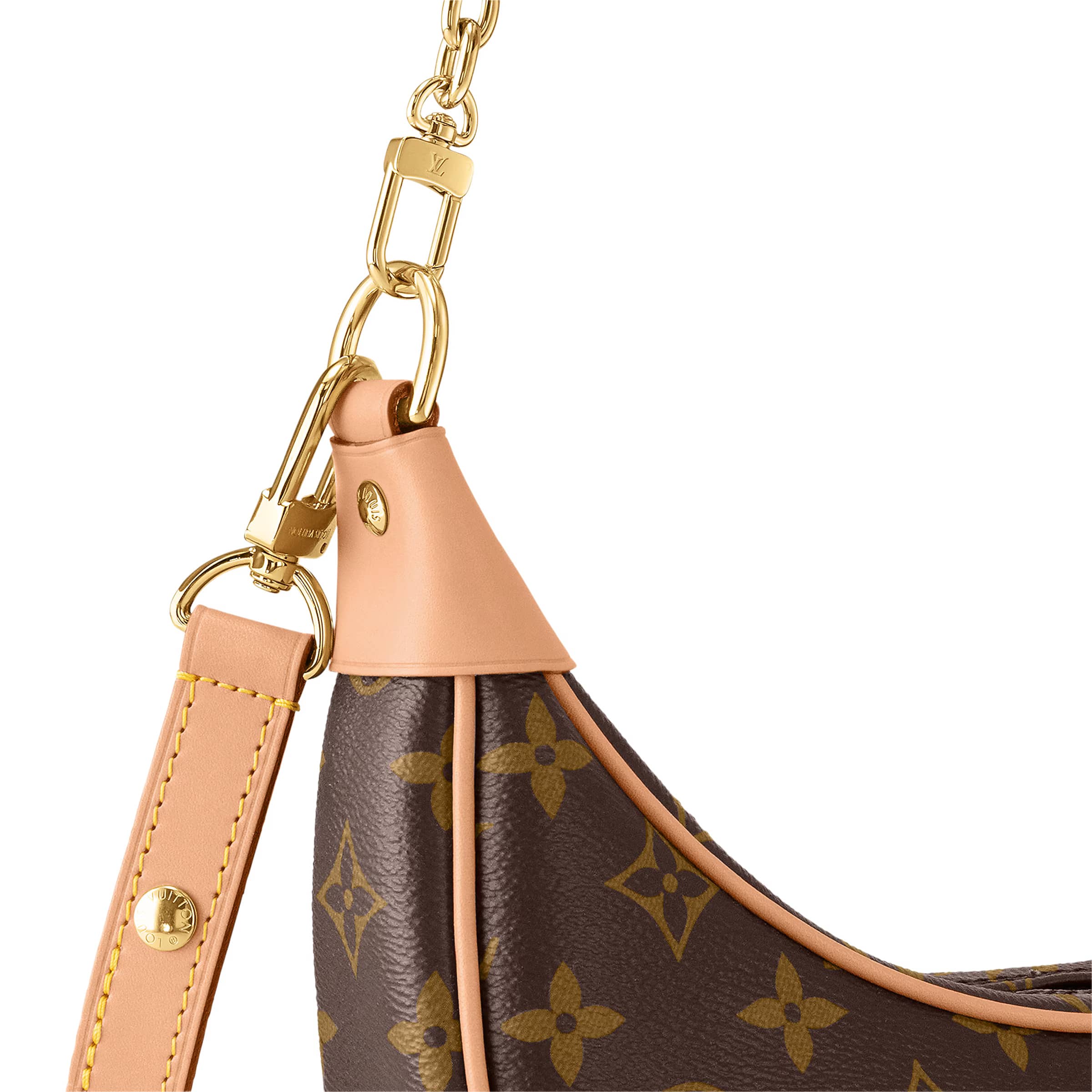 Túi đeo vai LV Nữ Louis Vuitton Loop Monogram Canvas M81098 Màu Nâu 21
