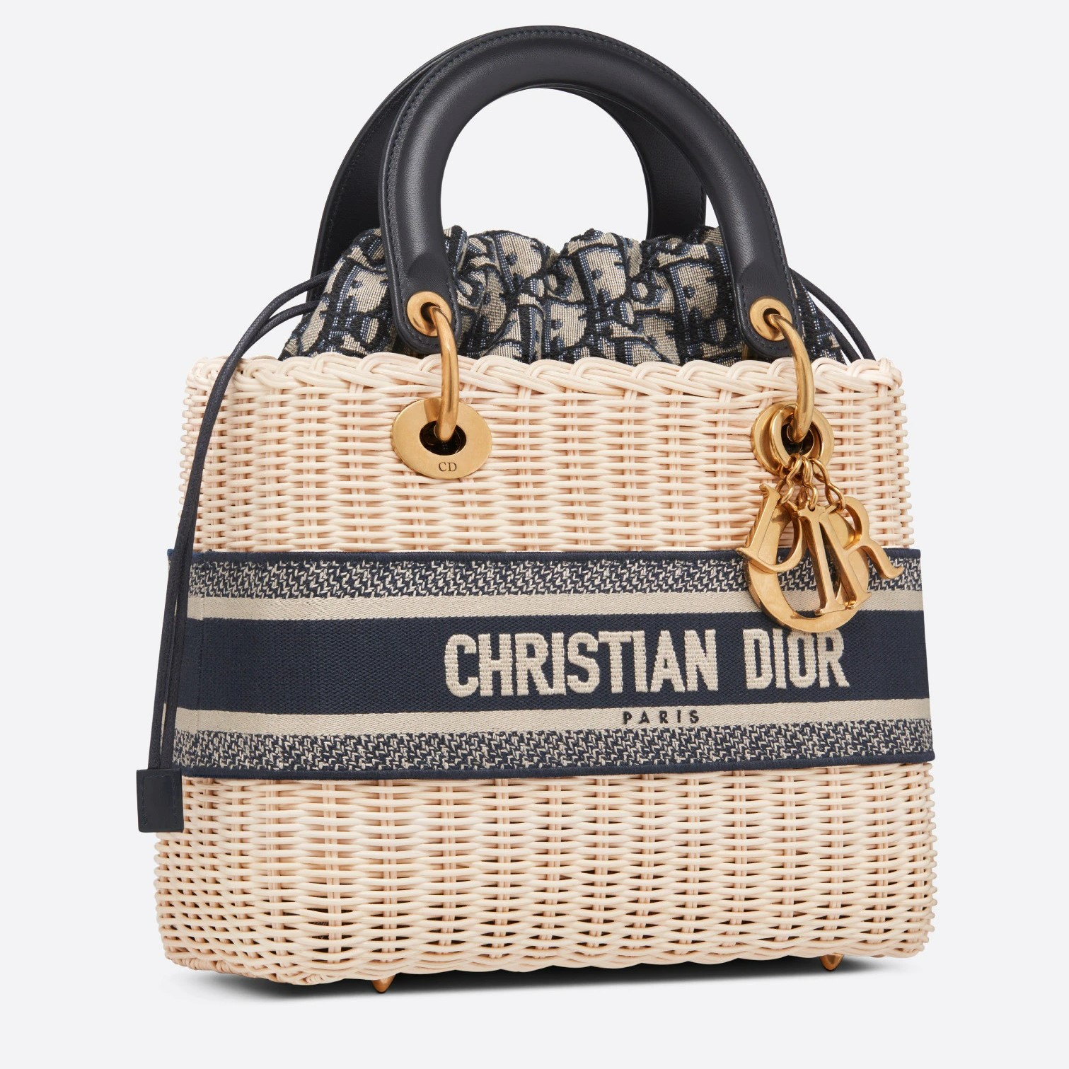 Túi xách nữ Dior cói đan lót vải hoạ tiết đẹp SIÊU CẤP  lien fashion