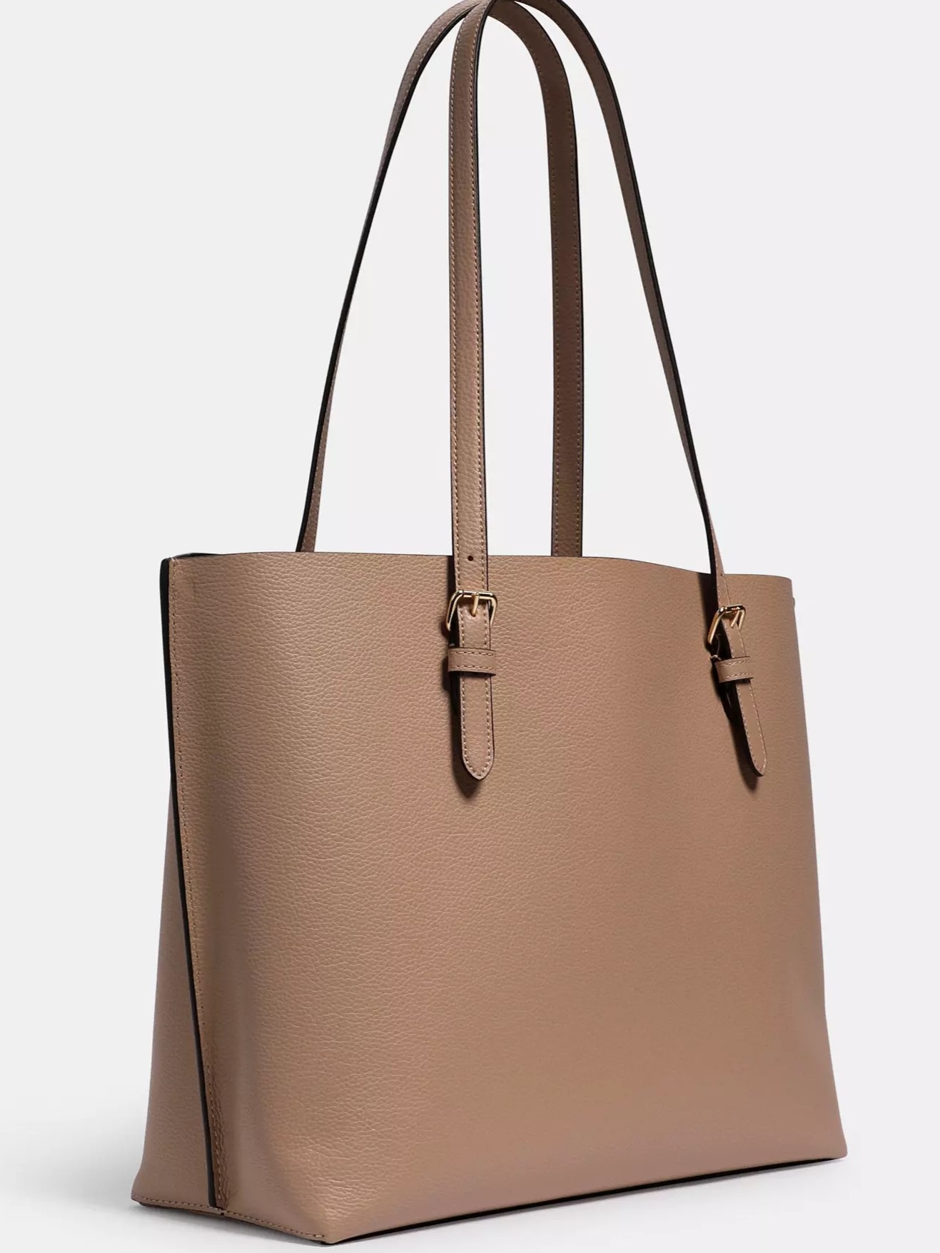 Túi xách Coach Mollie Tote Bag Gold Taupe Oxblood 1671 4