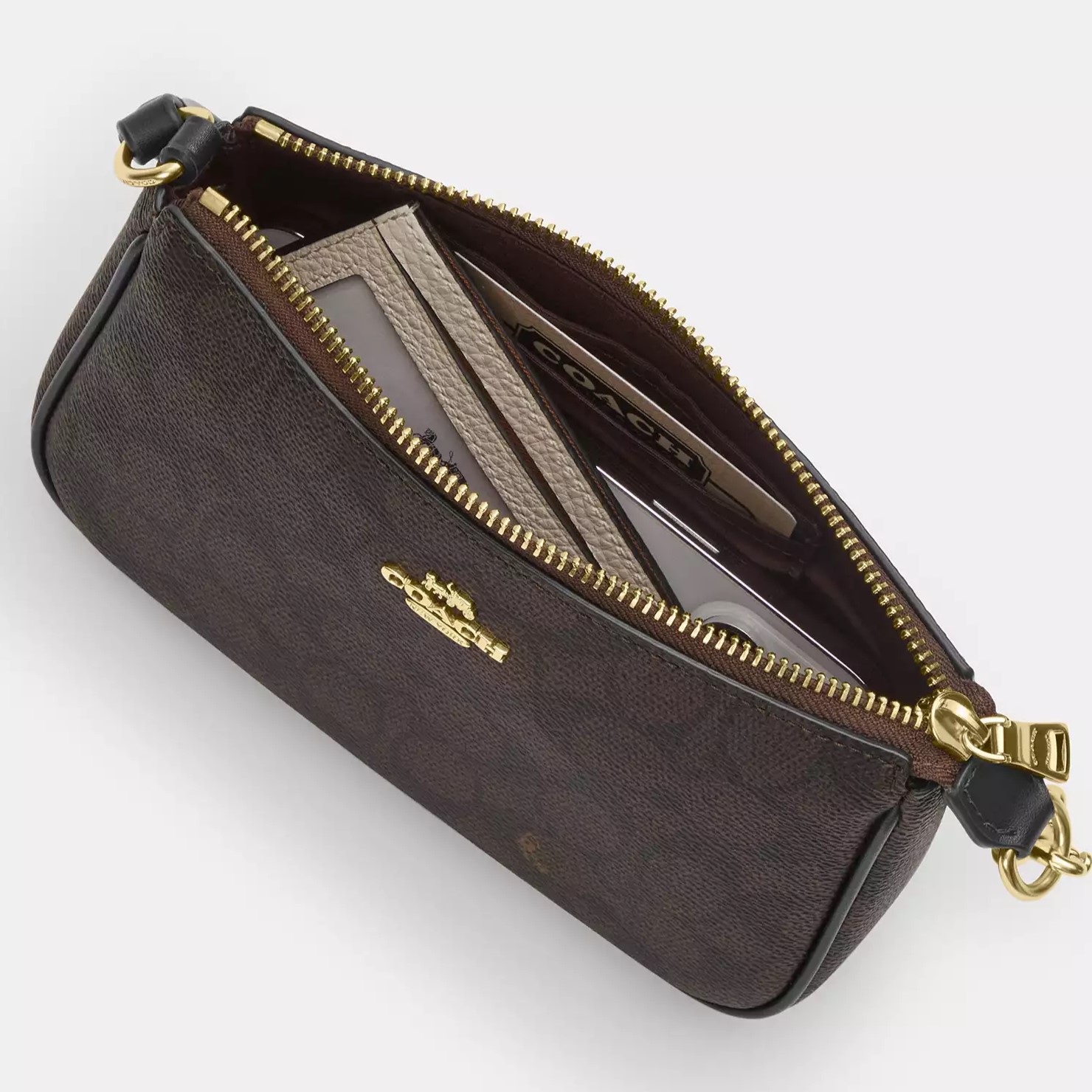 Túi nữ hồng Kẹp nách Coach Nolita 19 In Signature Canvas Powder Pink CW426 1