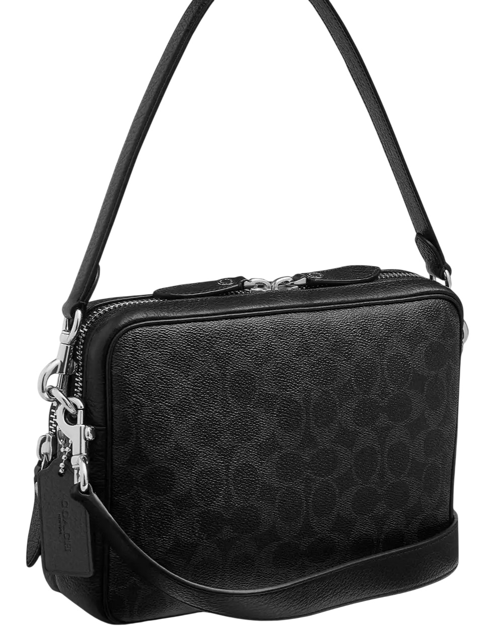Túi đeo chéo Coach Dakota Crossbody Bag In Signature Canvas Black CDS85 1