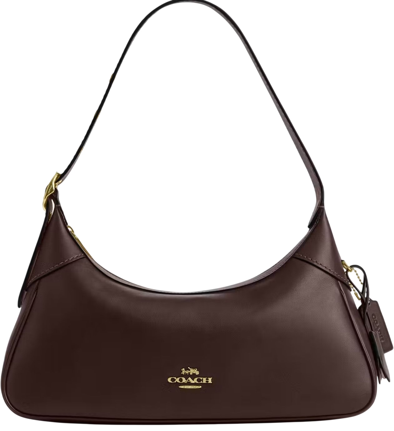 Túi đeo nữ Coach Ella Small Shoulder Bag Espresso CDV35 1