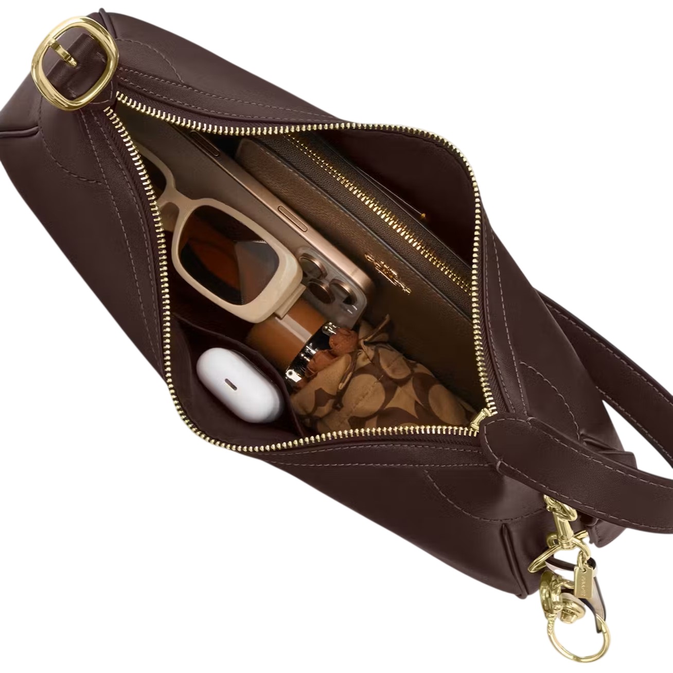 Túi đeo nữ Coach Ella Small Shoulder Bag Espresso CDV35 7