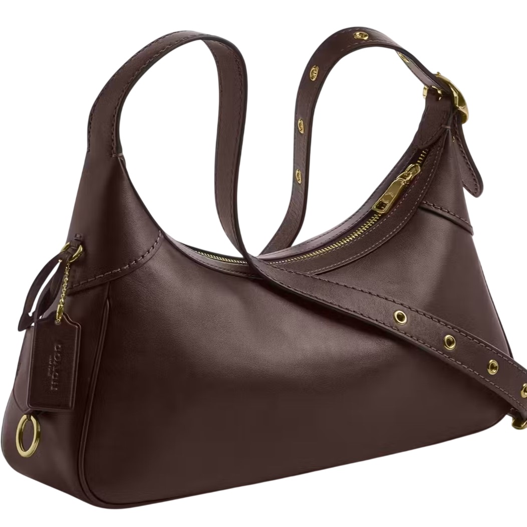 Túi đeo nữ Coach Ella Small Shoulder Bag Espresso CDV35 9