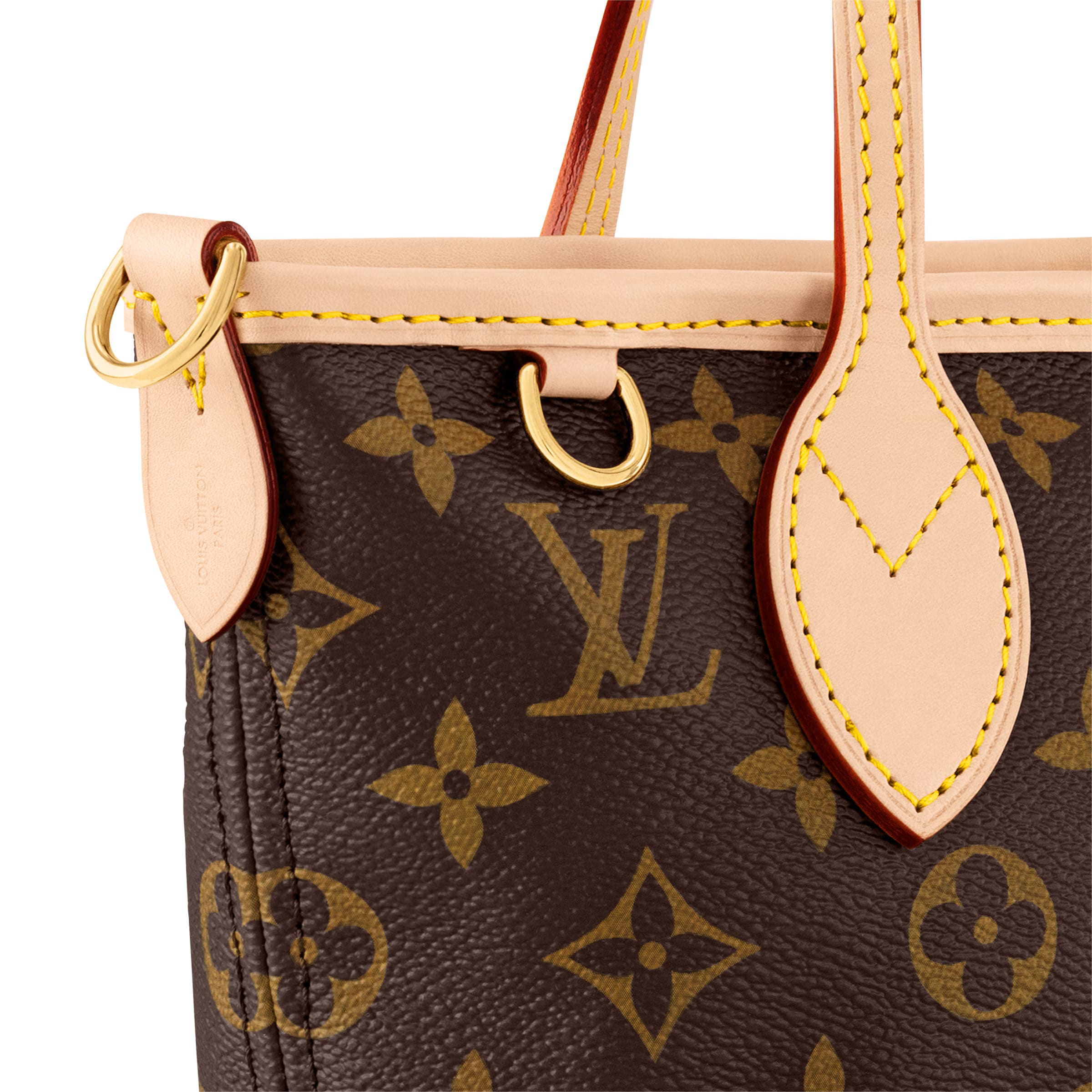 TÚI XÁCH NỮ ĐEO CHÉO LOUIS VUITTON NEVERFULL BB MONOGRAM CANVAS BEIGE M46705 10