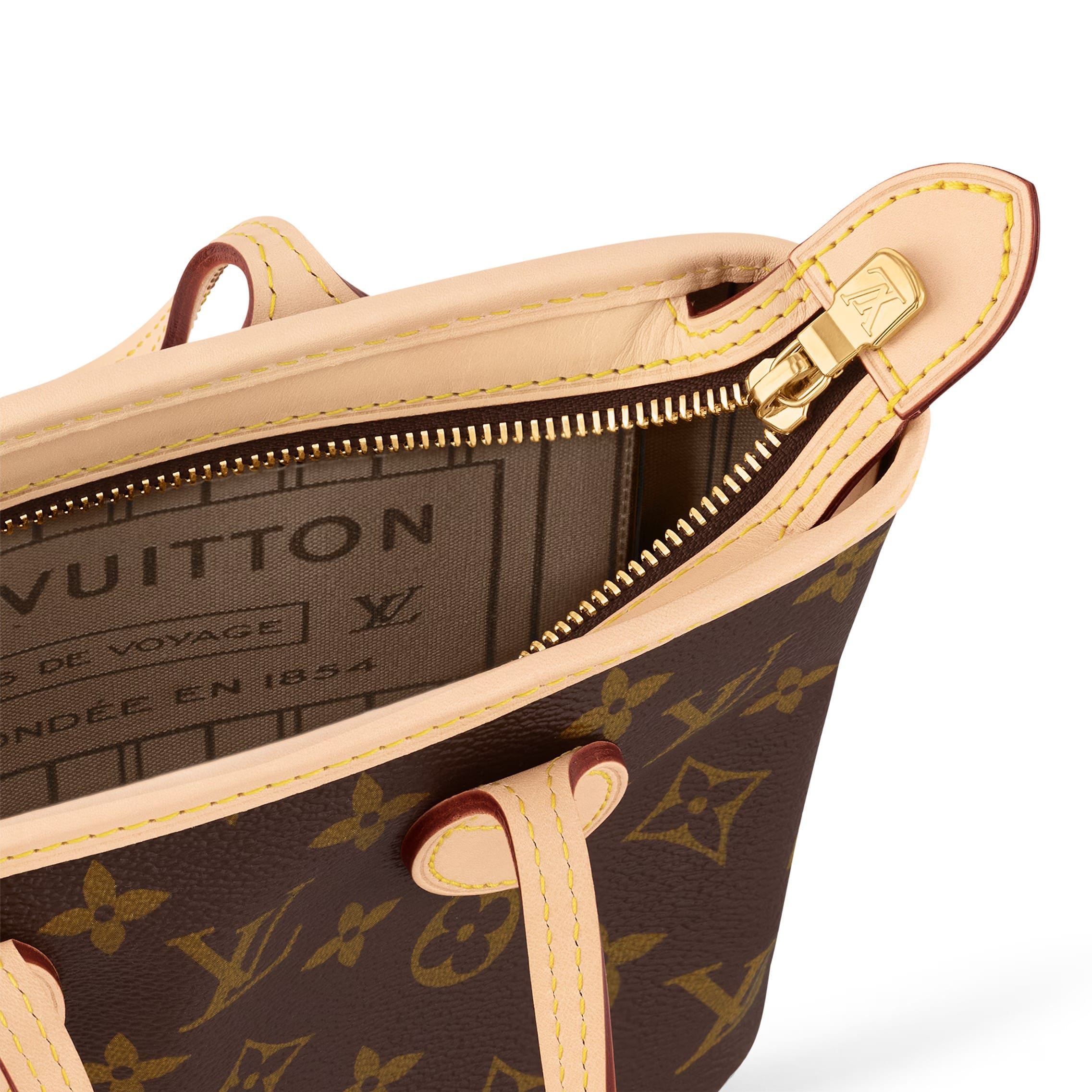 TÚI XÁCH NỮ ĐEO CHÉO LOUIS VUITTON NEVERFULL BB MONOGRAM CANVAS BEIGE M46705 3