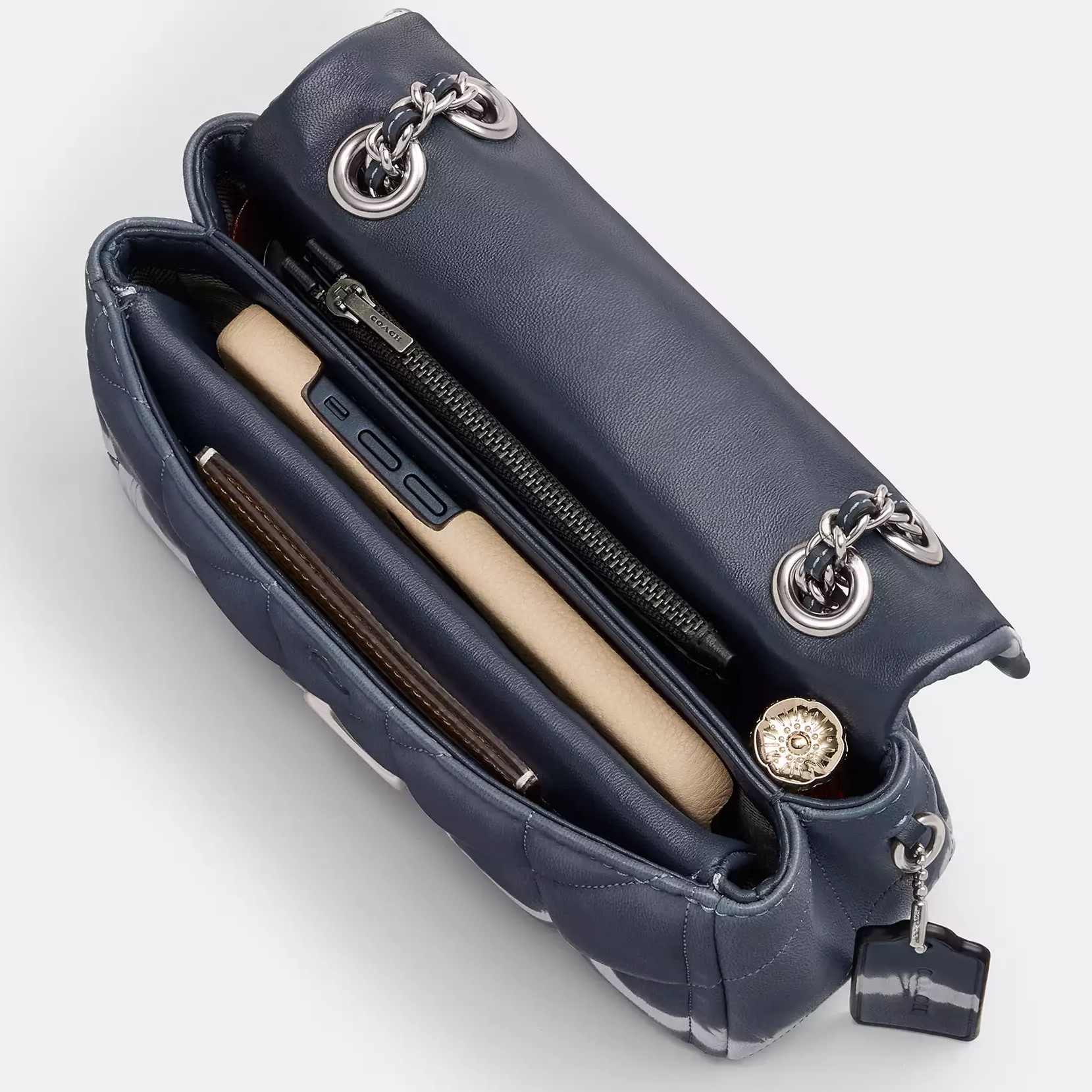 TÚI ĐEO CHÉO COACH TABBY SHOULDER BAG 20 WITH QUILTING AND TIE DYE CU080 1