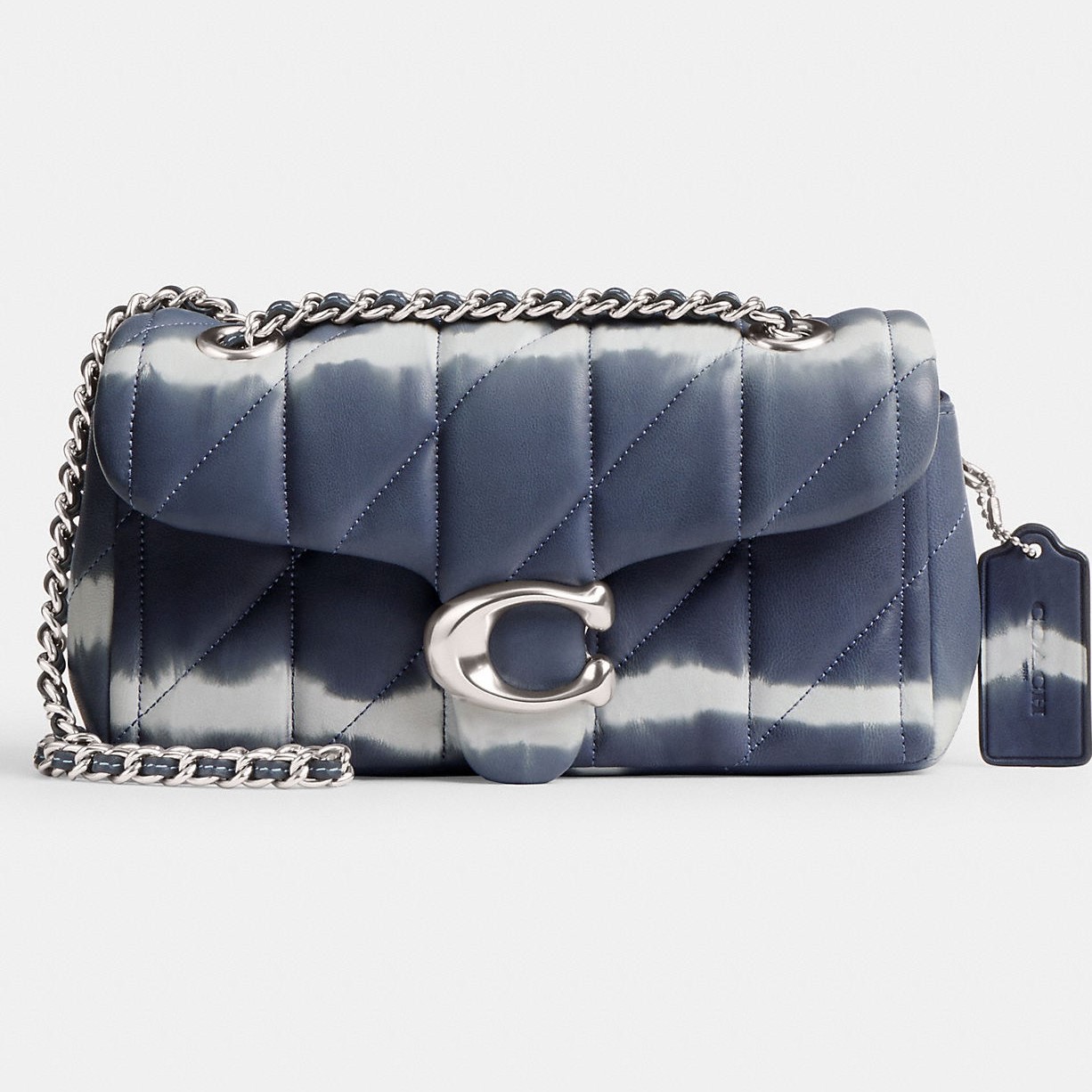 TÚI ĐEO CHÉO COACH TABBY SHOULDER BAG 20 WITH QUILTING AND TIE DYE CU080 4