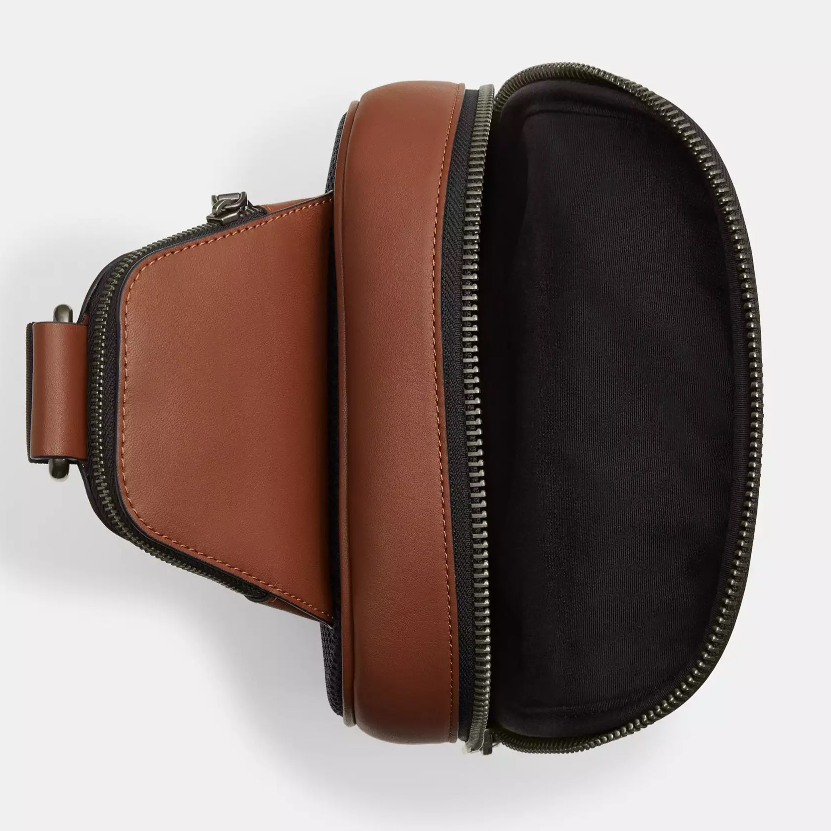 TÚI COACH NAM ETHAN PACK GUNMETAL SADDLE CO911 3