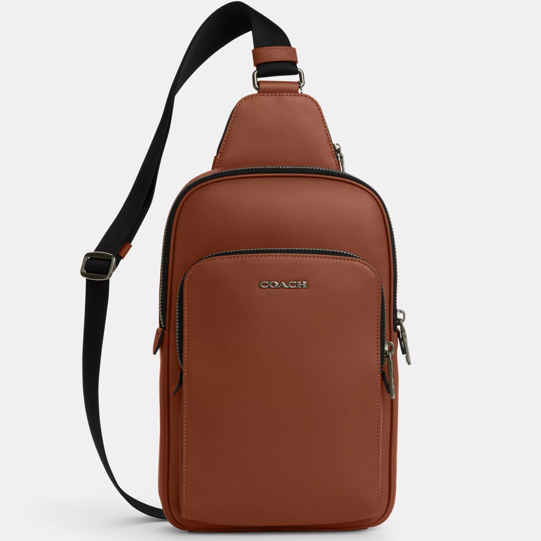 TÚI COACH NAM ETHAN PACK GUNMETAL SADDLE CO911 4