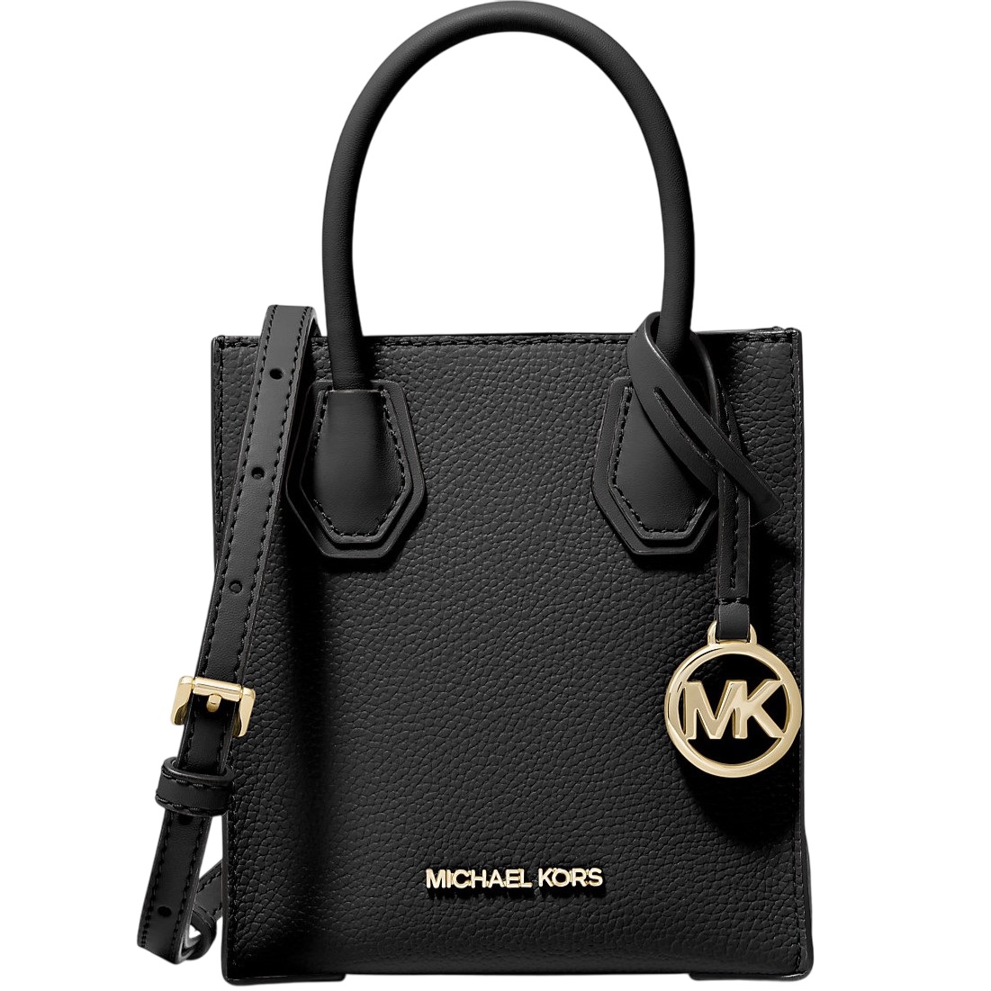 Túi xách MK Michael Kors Mercer Extra Small Pebbled Leather Crossbody Bag Black 35S1GM9T0L 3