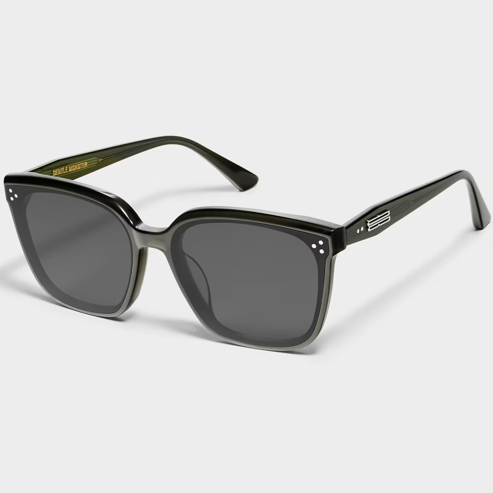 Mắt kính GM Gentle Monster Palette KC2 Khaki Lenses Translucent Khaki Acetate Frame 2
