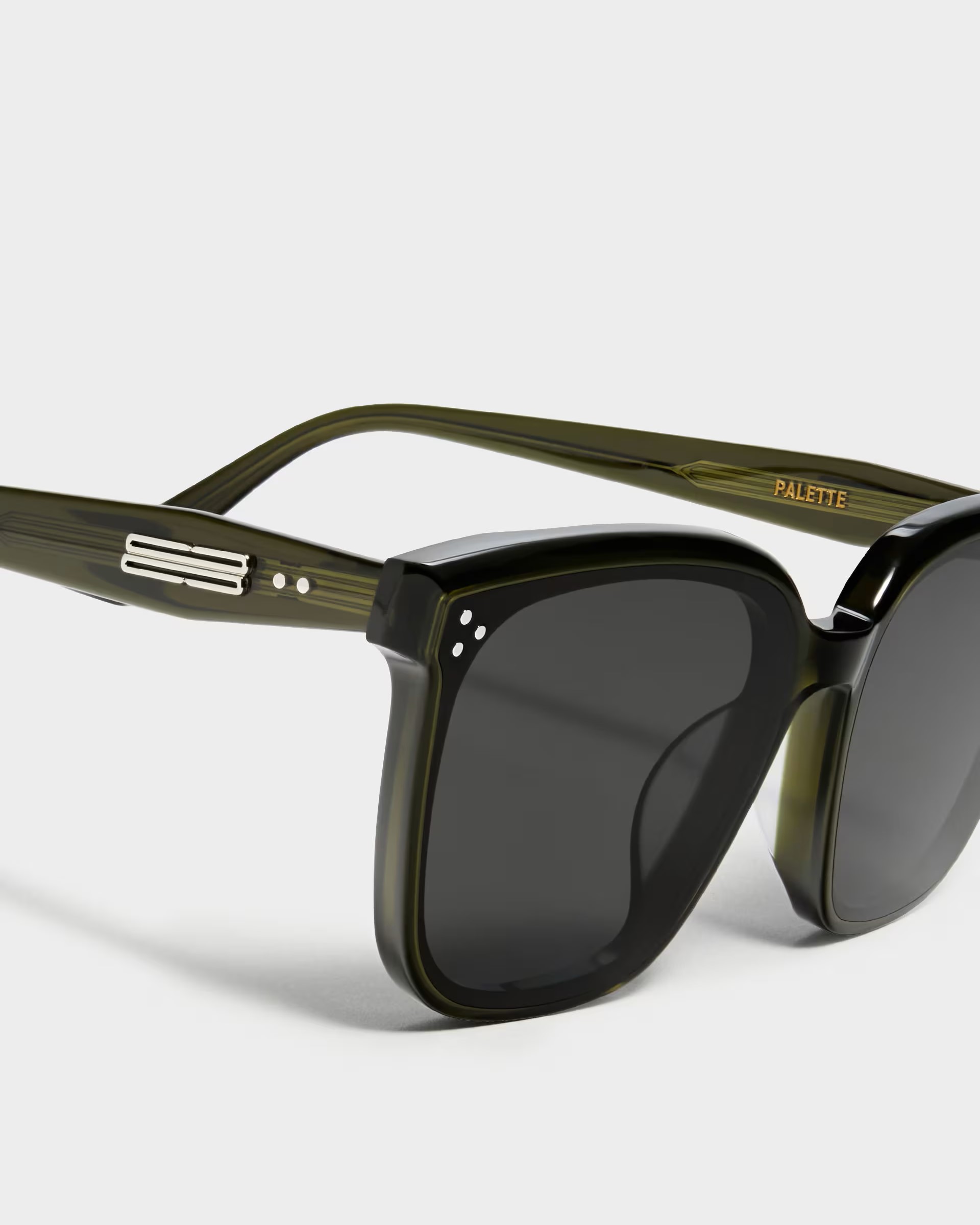 Mắt kính GM Gentle Monster Palette KC2 Khaki Lenses Translucent Khaki Acetate Frame 7