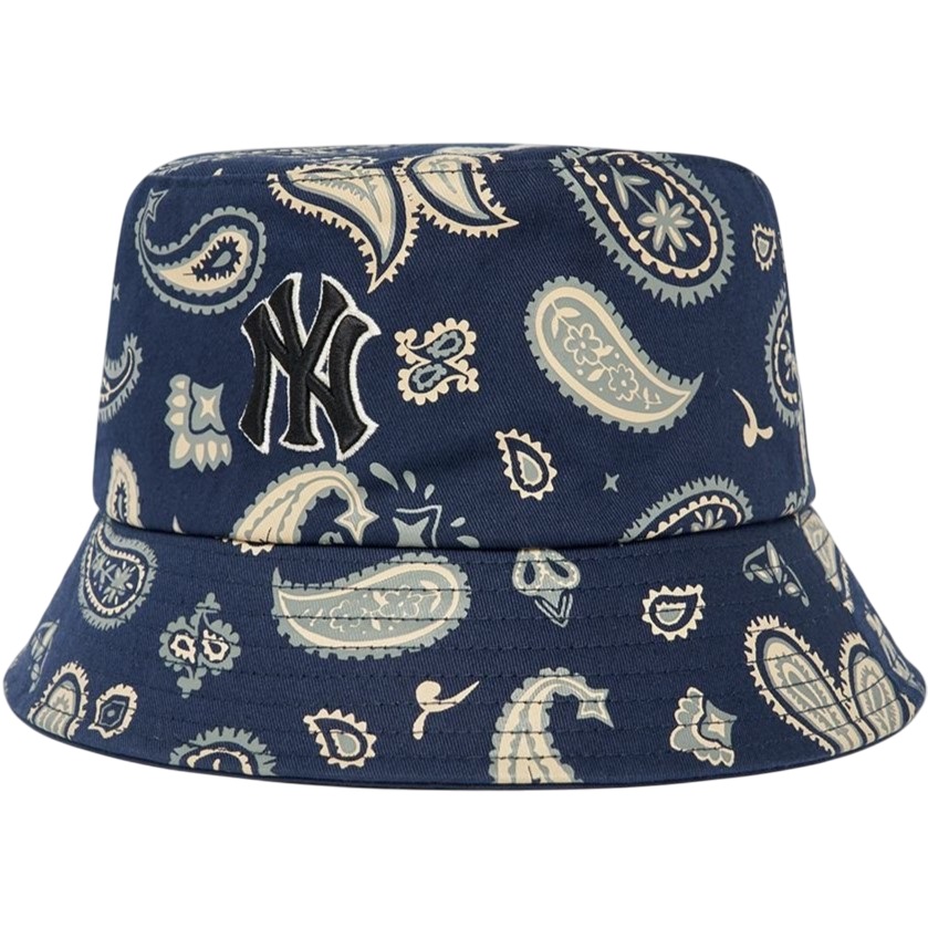 Nón MLB Paisley Bucket Hat New York Yankees Navy 3AHT0292N-50NYD 2