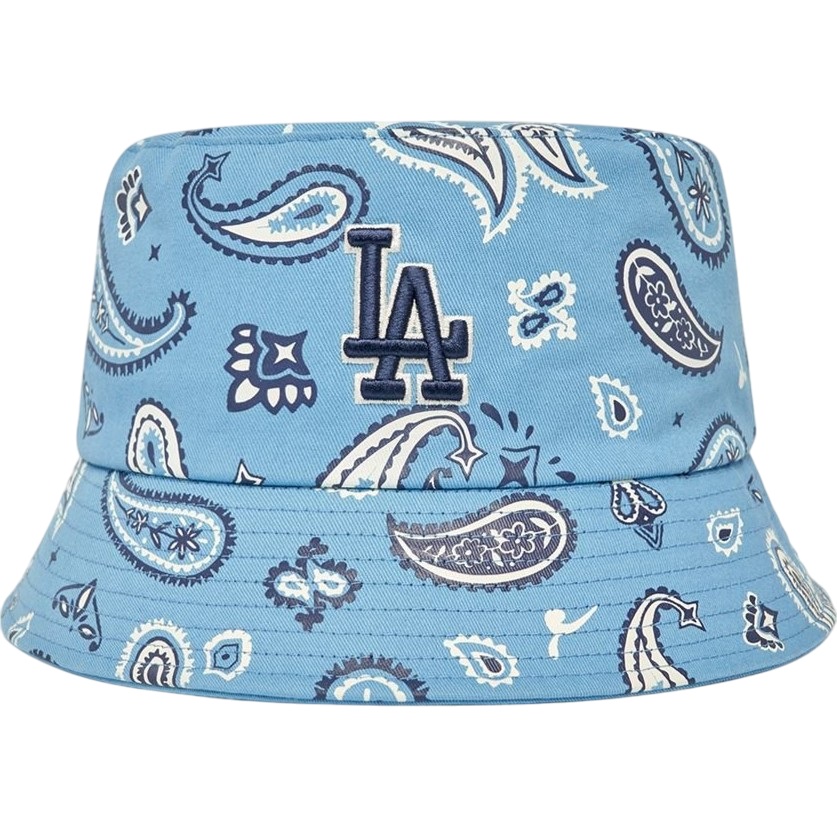 Nón MLB Paisley Bucket Hat LA Dodgers 3AHT0292N-07BLL màu xanh 4
