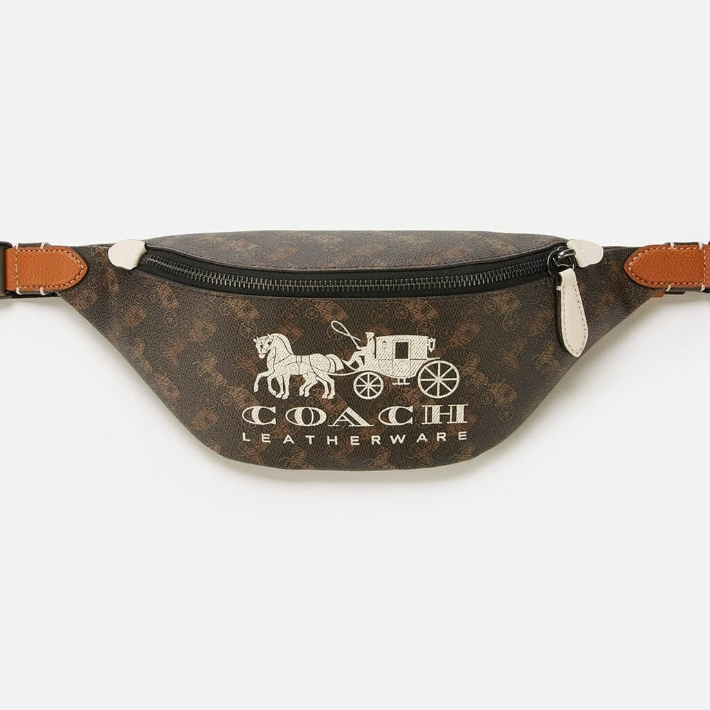 TÚI BAO TỬ UNISEX COACH CHARTER BELT BAG 7 WITH HORSE AND CARRIAGE PRINT 7