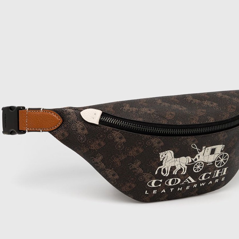 TÚI BAO TỬ UNISEX COACH CHARTER BELT BAG 7 WITH HORSE AND CARRIAGE PRINT 8