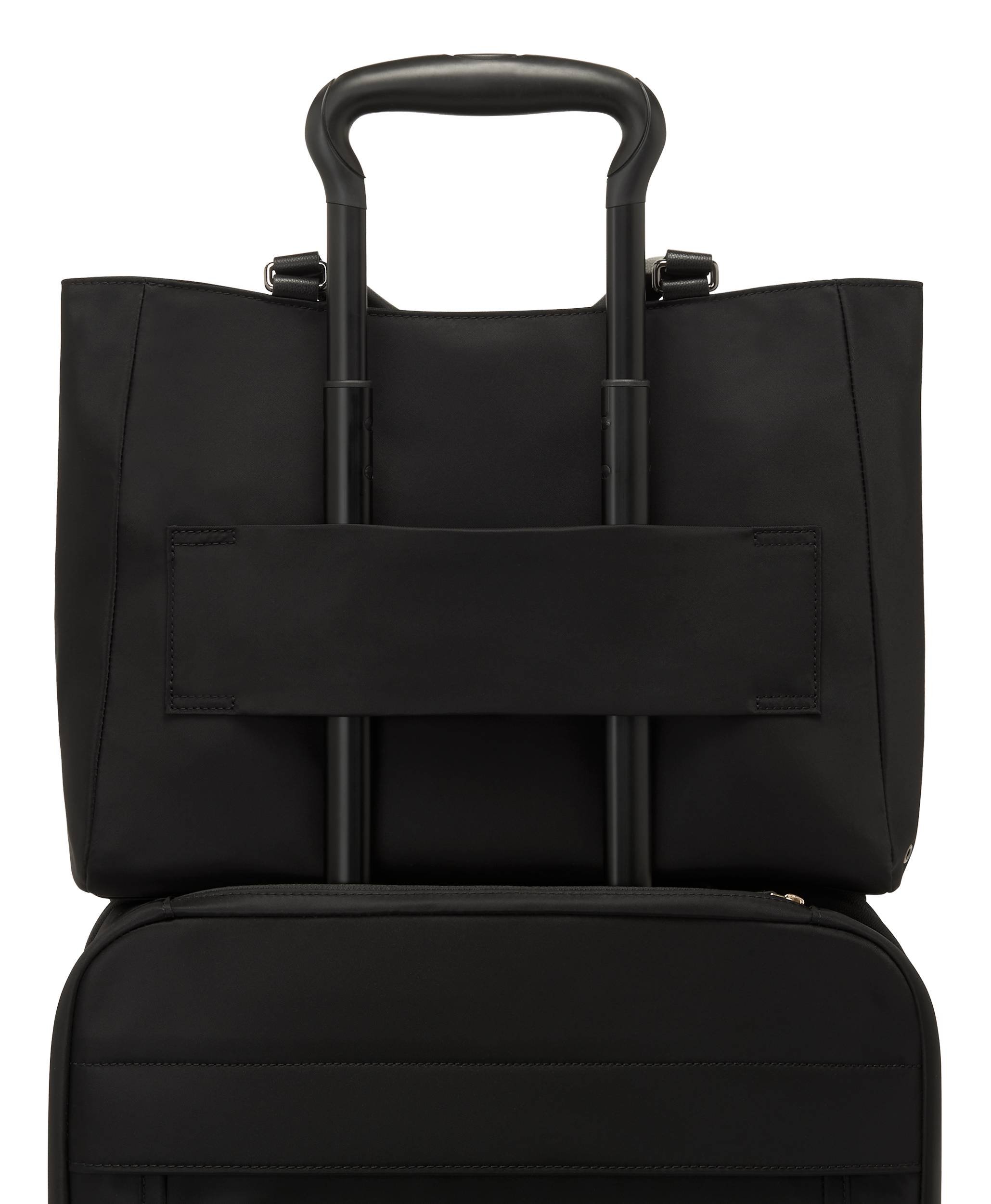 Túi Tote đen nữ Tumi Voyageur Valetta Medium Tote Black Gunmetal 146571 1