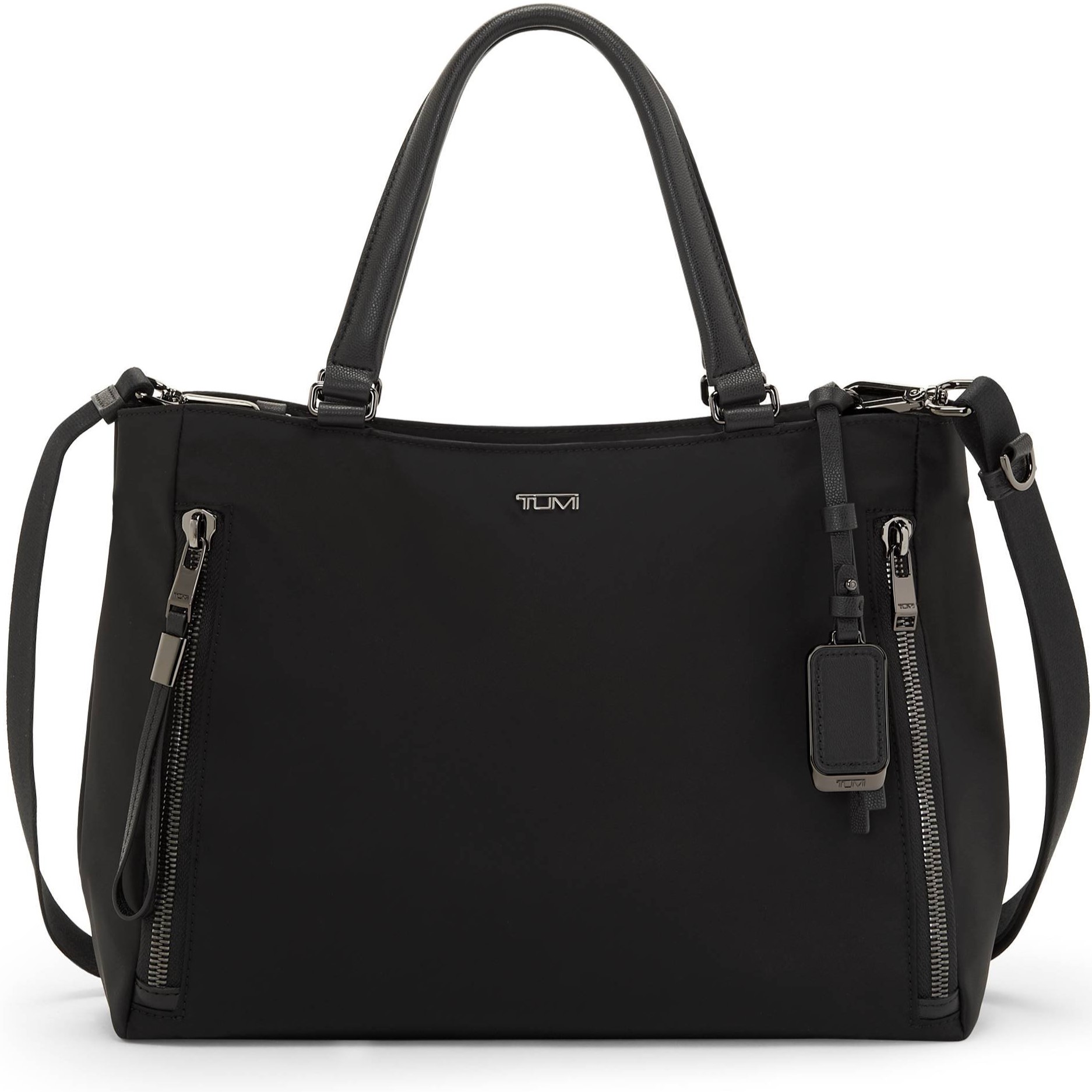 Túi Tote đen nữ Tumi Voyageur Valetta Medium Tote Black Gunmetal 146571 4