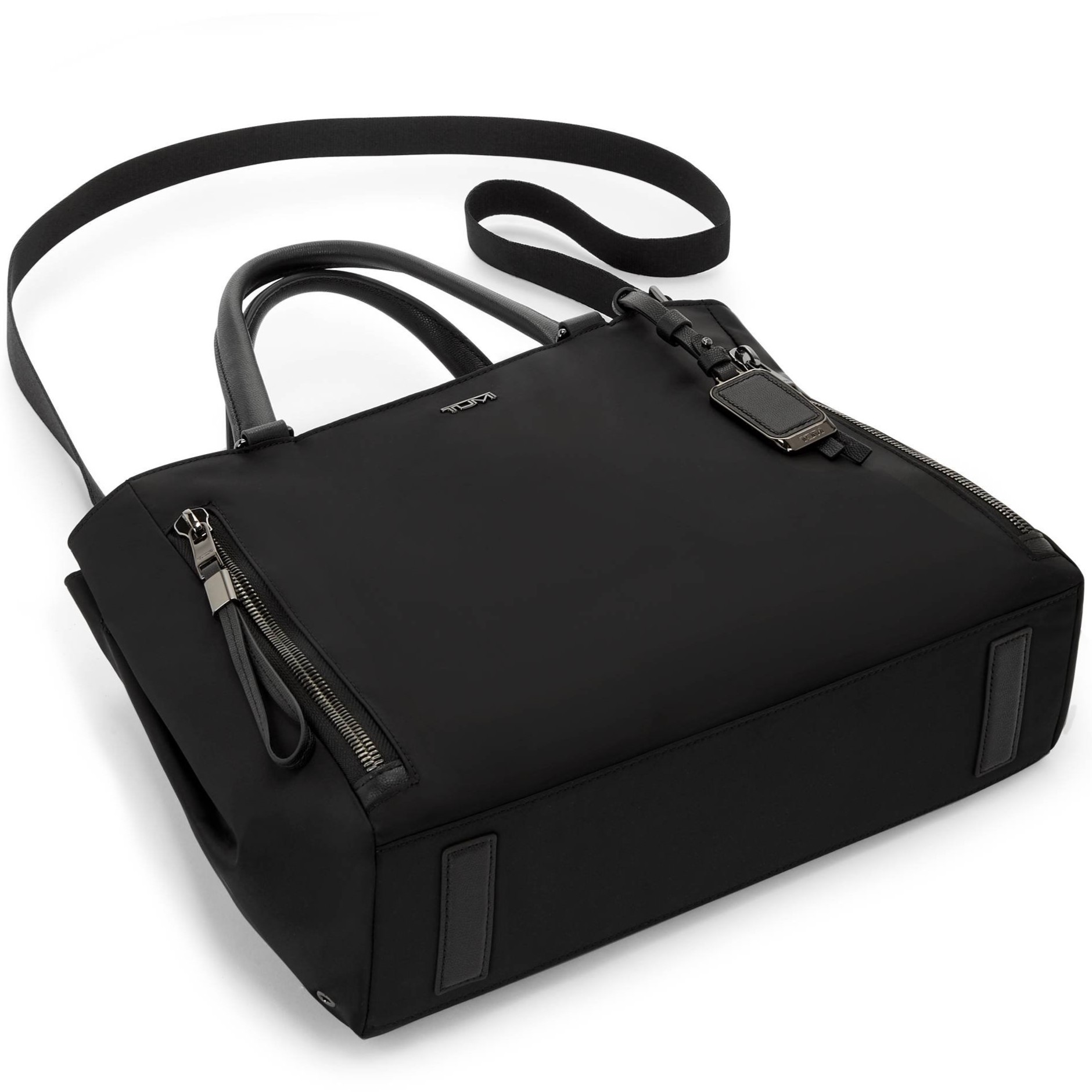 Túi Tote đen nữ Tumi Voyageur Valetta Medium Tote Black Gunmetal 146571 3
