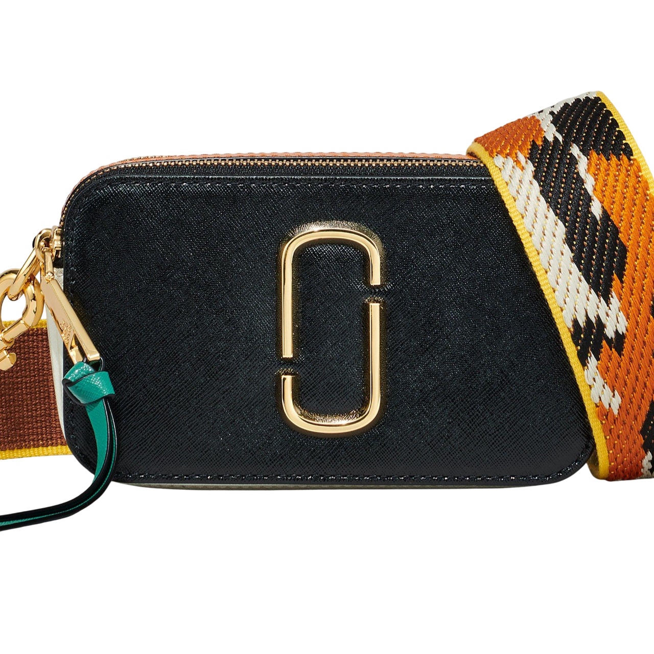 Túi nữ Marc Jacobs màu đen The Snapshot Camera Bag Blackhoney Ginger Multi 3
