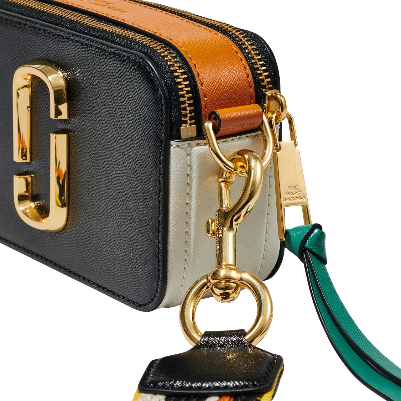 Túi nữ Marc Jacobs màu đen The Snapshot Camera Bag Blackhoney Ginger Multi 5