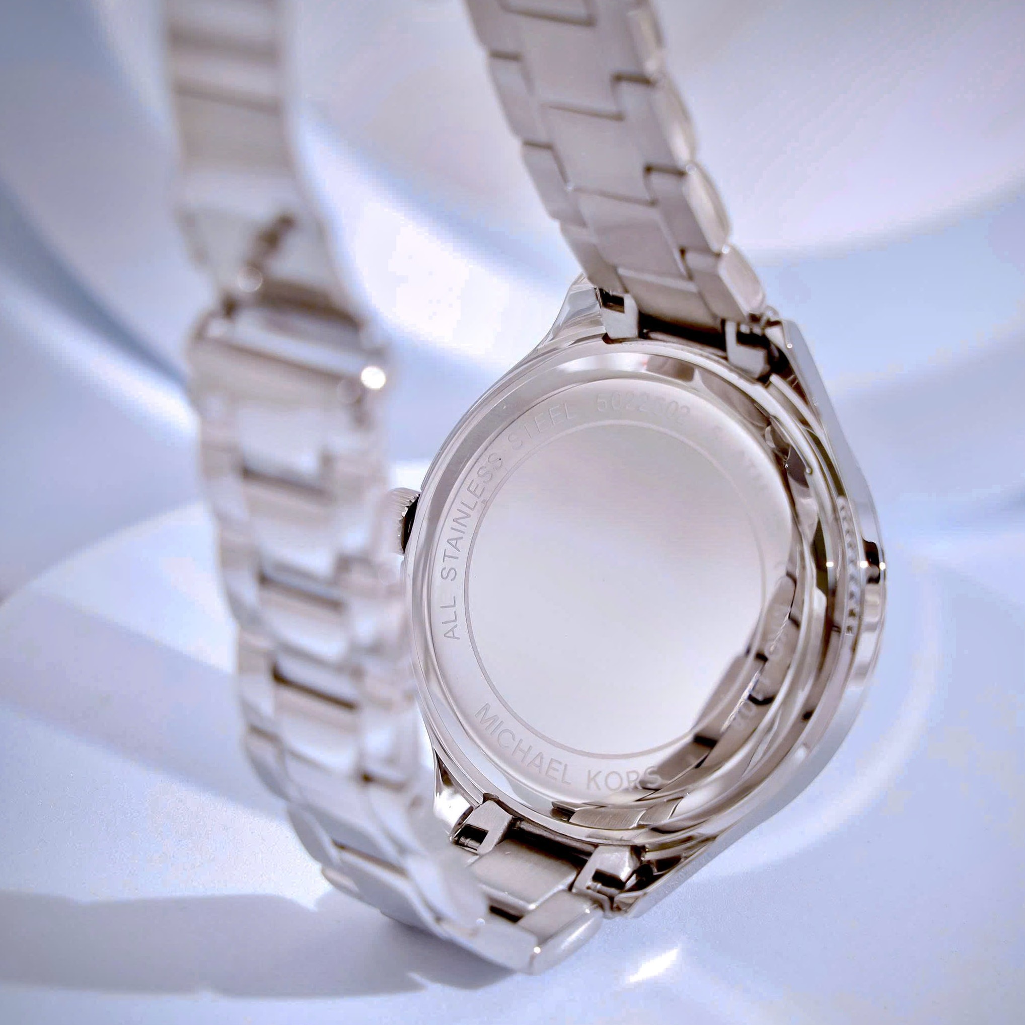 Đồng hồ đeo tay nữ MK Michael Kors Aspyn Watch In Your Paved Silver Tone MKO1108 8