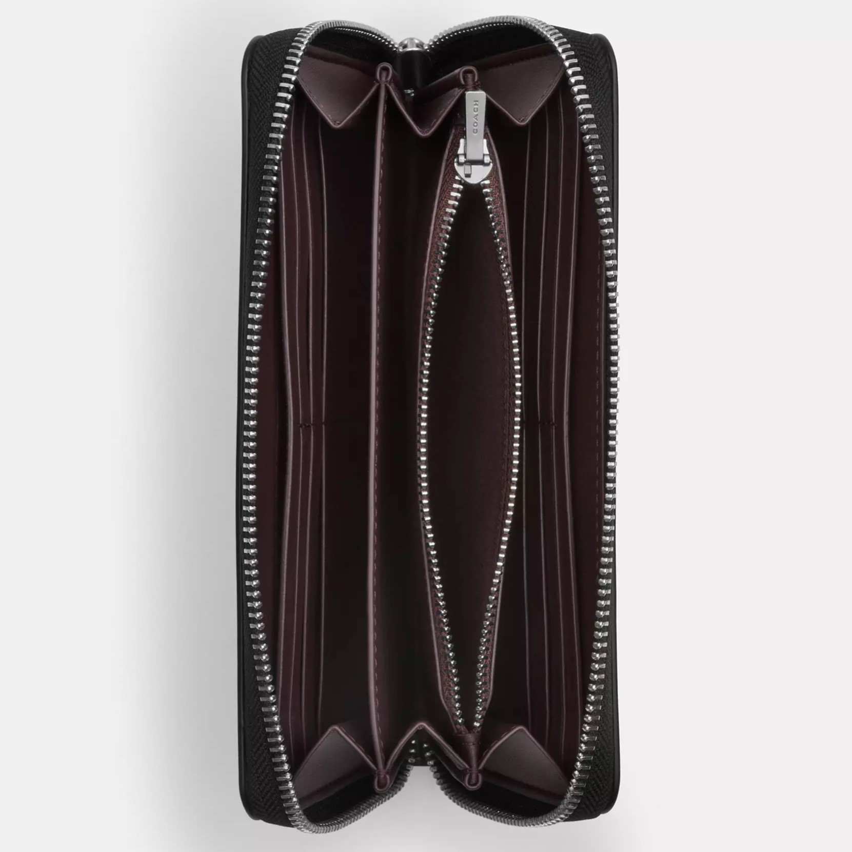 Ví dài Coach nữ Long Zip Around Wallet With Star Print Black Multi CW479 6