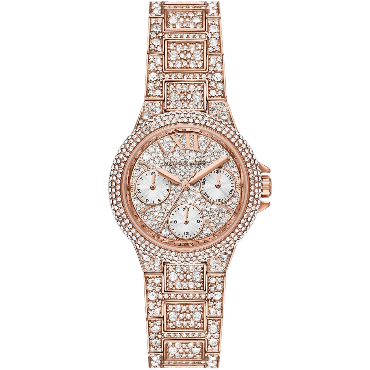 Đồng hồ đeo tay MK nữ Michael Kors Mini Camille Pavé Rose Gold-Tone Watch MK6997 4