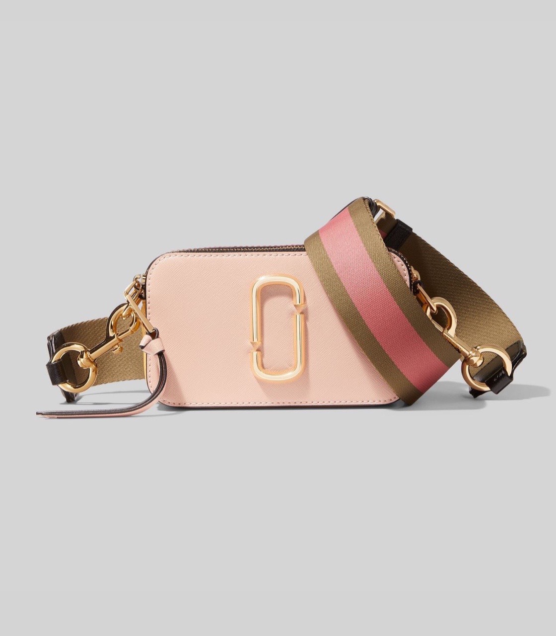 Túi đeo chéo nữ Marc Jacobs da thật màu hồng | Túi xách Snapshot Camera bag mẫu mới nhất 1