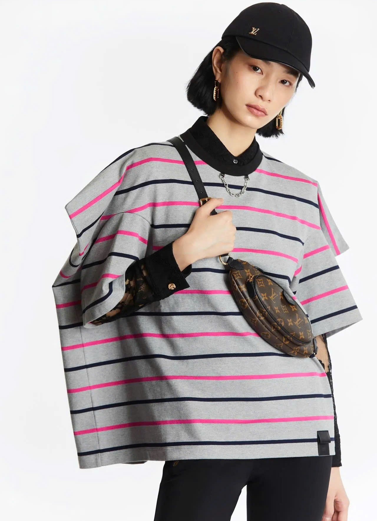 Túi đeo bao tử Louis Vuitton Keepit M14806 4