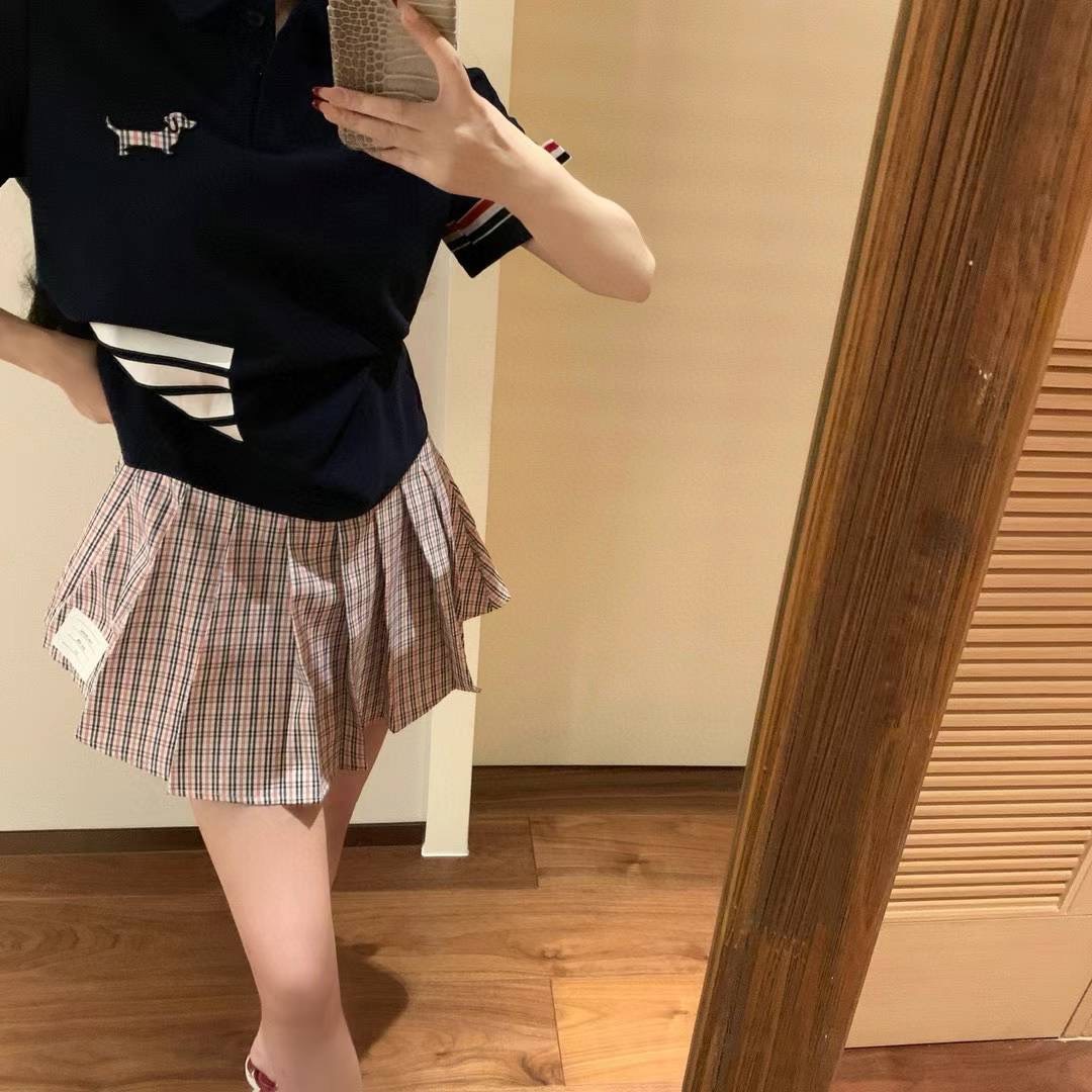 SET ÁO THUN NỮ POLO VÀ VÁY NGẮN THOM BROWNE 12