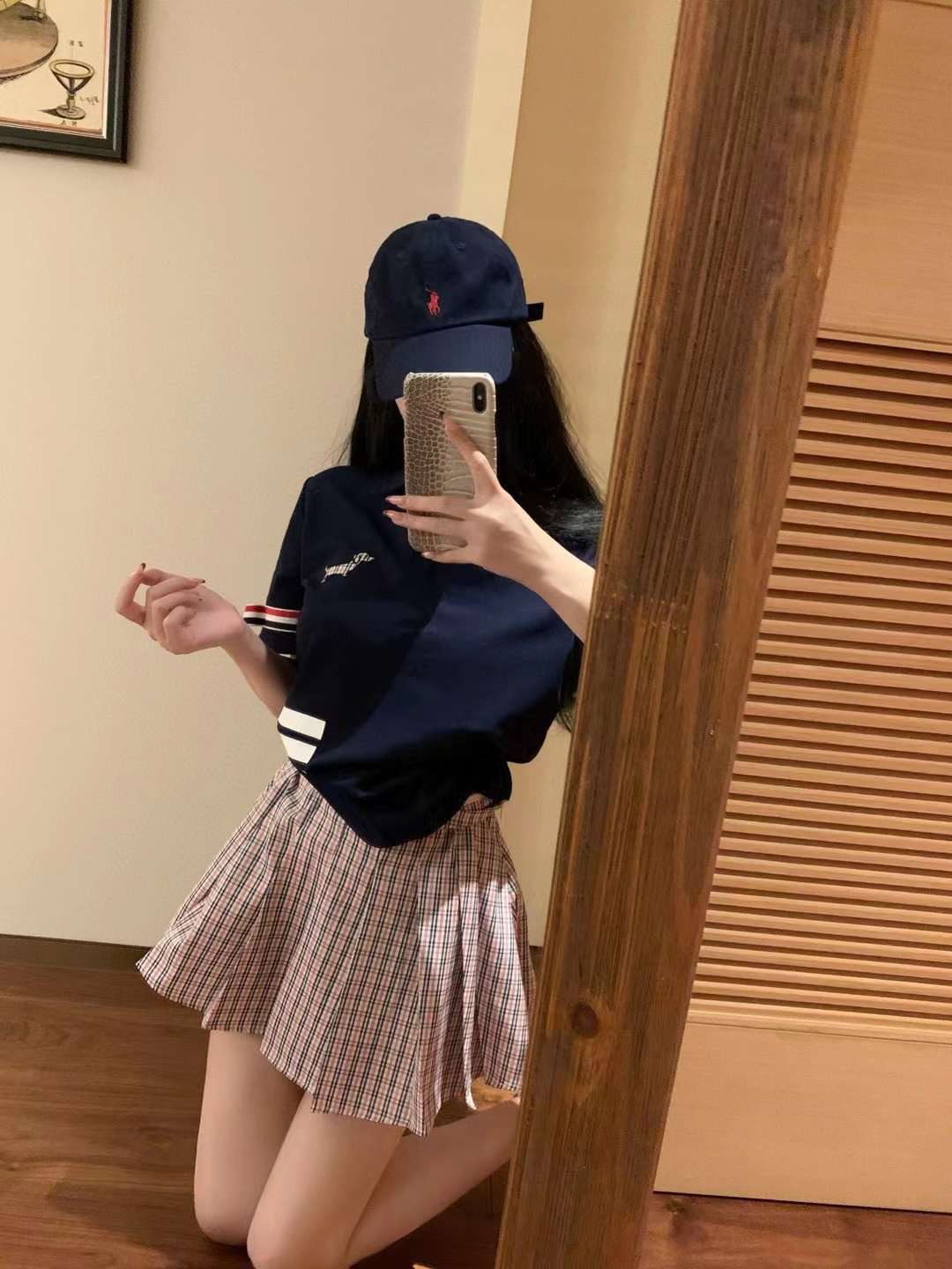 SET ÁO THUN NỮ POLO VÀ VÁY NGẮN THOM BROWNE 16