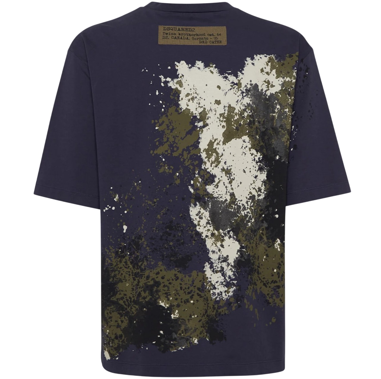 Áo thun nam cổ tròn Dsquared2 Loose Fit Camo T-shirt 2