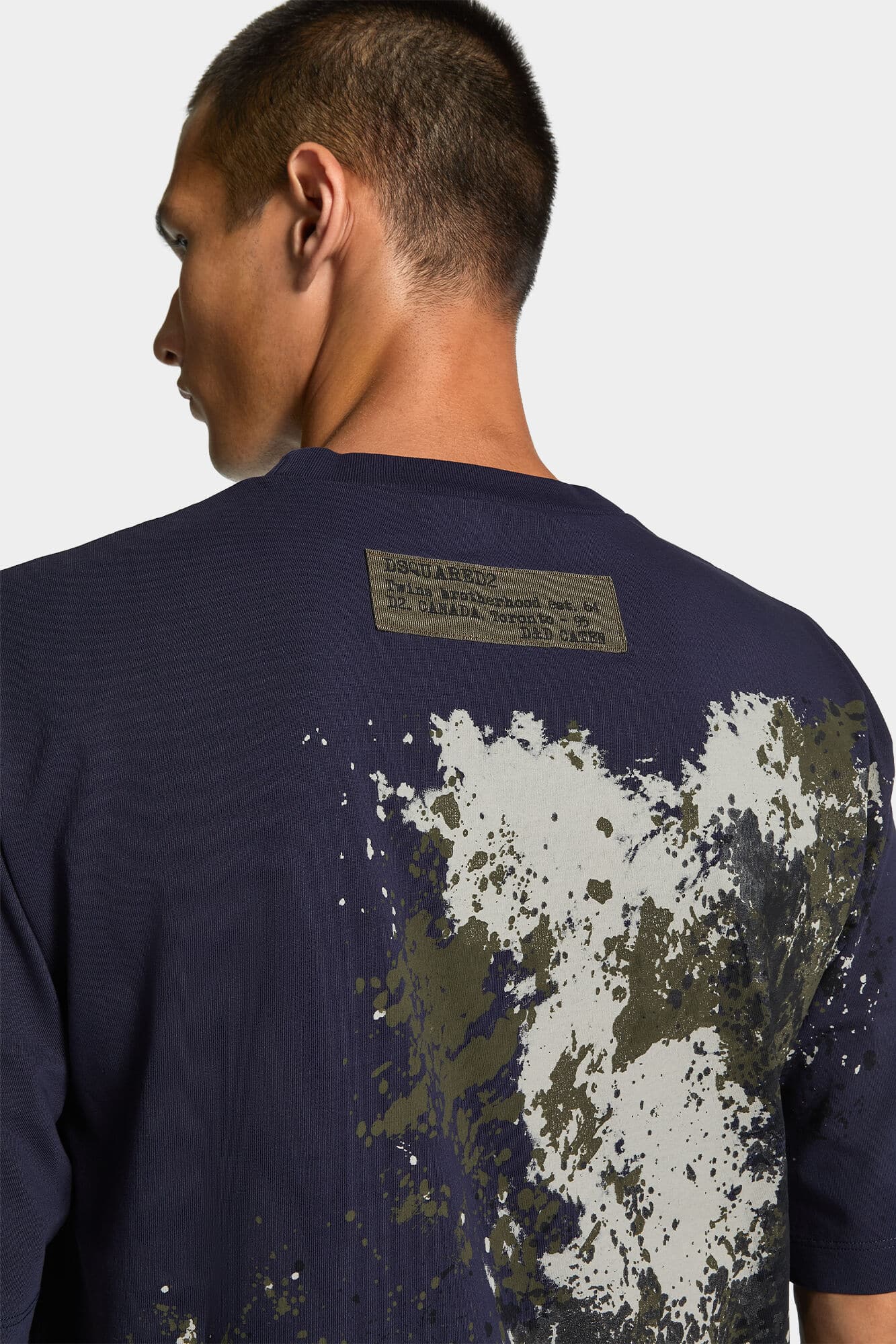 Áo thun nam cổ tròn Dsquared2 Loose Fit Camo T-shirt 3