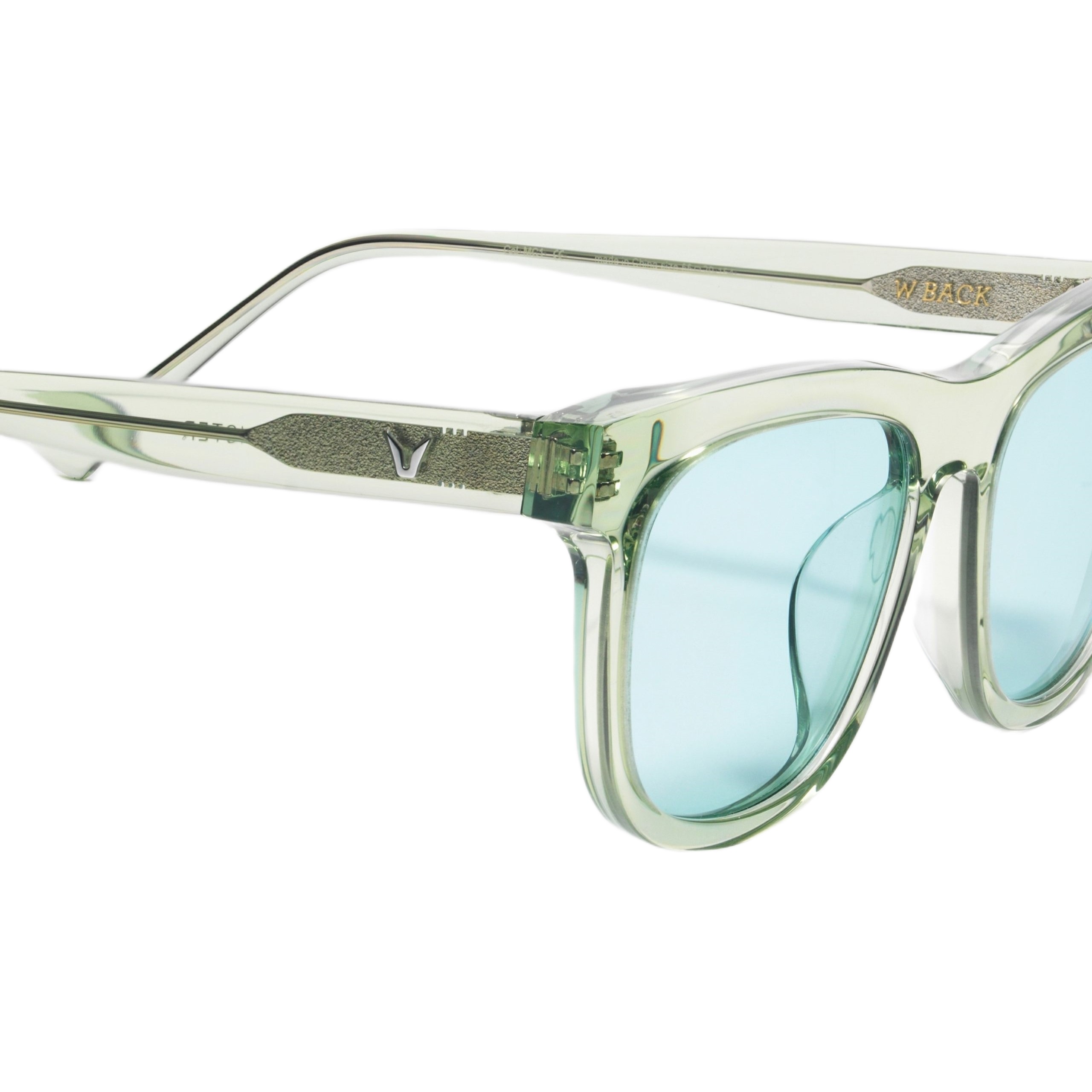 Kính mát GM Gentle Monster W Back Mc1 Green Tinted Lenses Square Acetate Frame 3