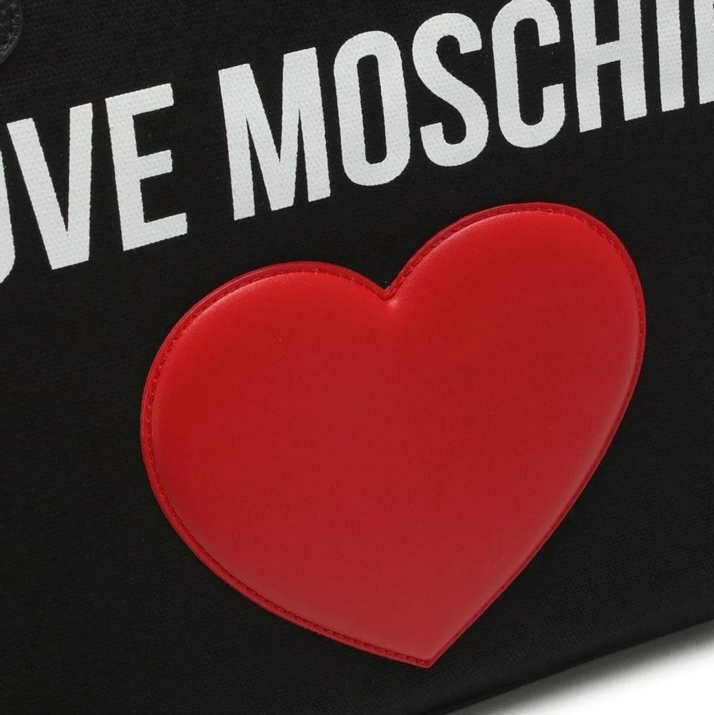 TÚI TOTE NỮ LOVE MOSCHINO CANVAS LOGO SHOPPER BAG 1