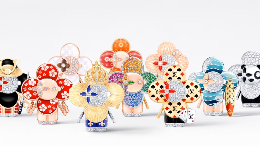 Móc khóa túi LV Louis Vuitton Vivienne Rainbow Charm 1
