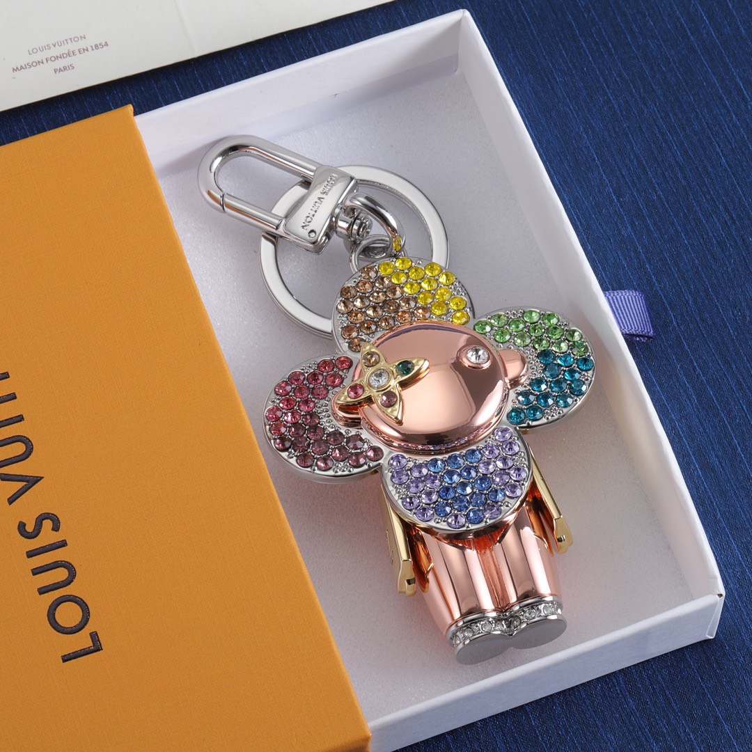 Móc khóa túi LV Louis Vuitton Vivienne Rainbow Charm 8
