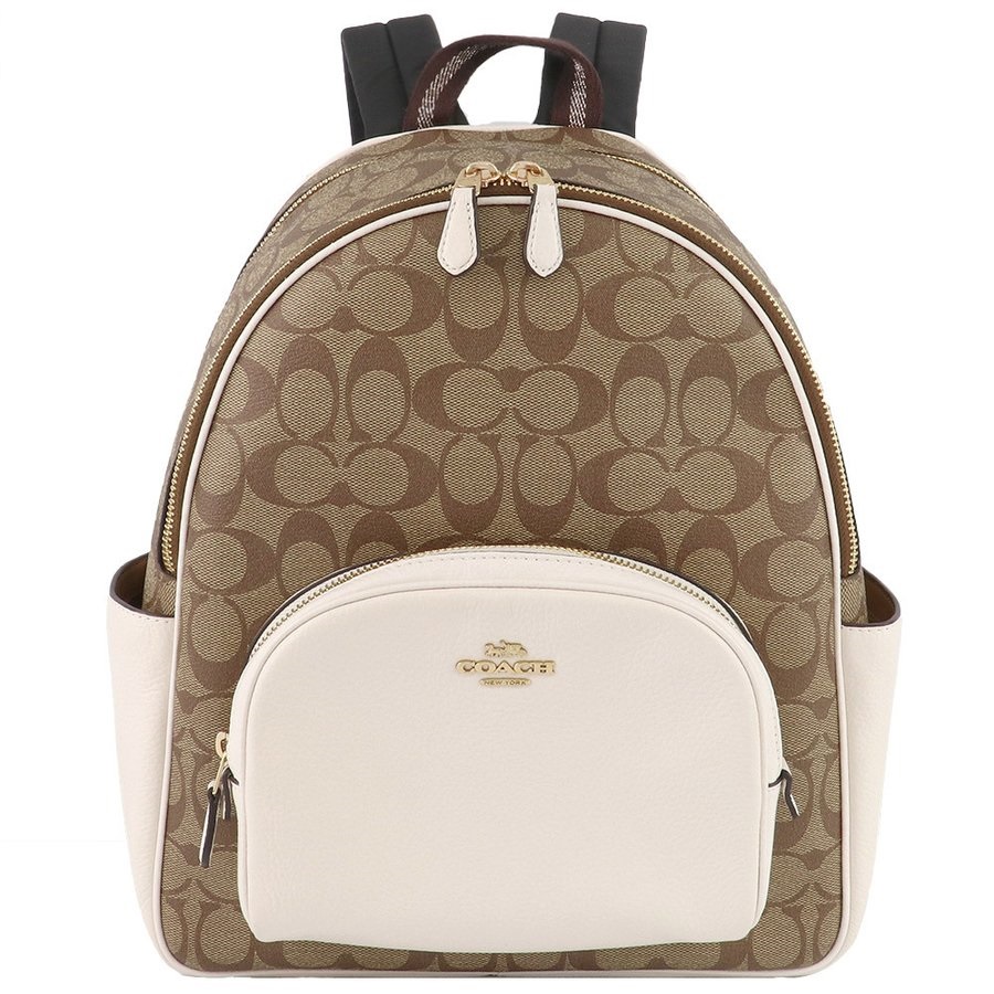 BALO NỮ COACH COURT BACKPACK IN SIGNATURE CANVAS 28
