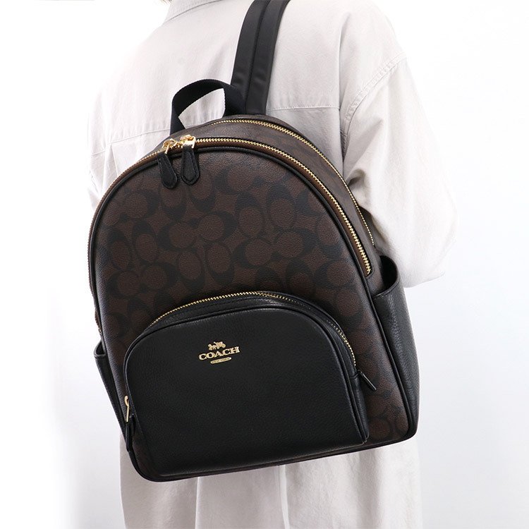 BALO NỮ COACH COURT BACKPACK IN SIGNATURE CANVAS 30