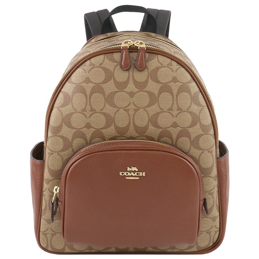 BALO NỮ COACH COURT BACKPACK IN SIGNATURE CANVAS 36