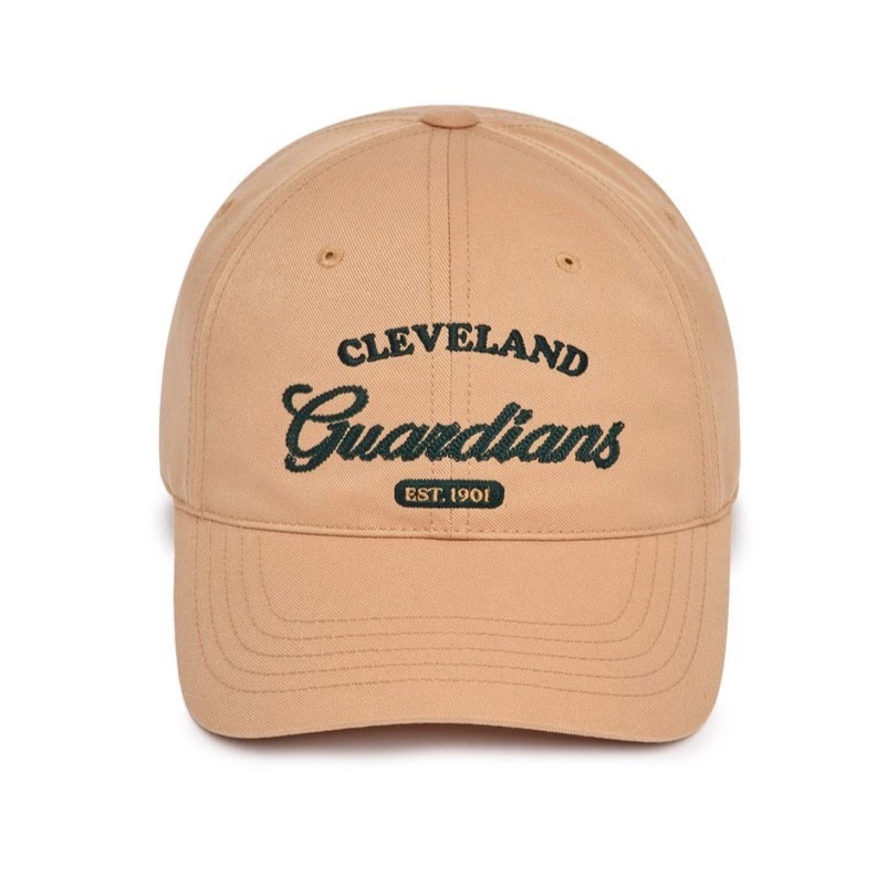 Nón MLB Varsity Lettering Ball Cap Cleveland Guardians L Camel Cap 3ACPL033N-45CAL 7
