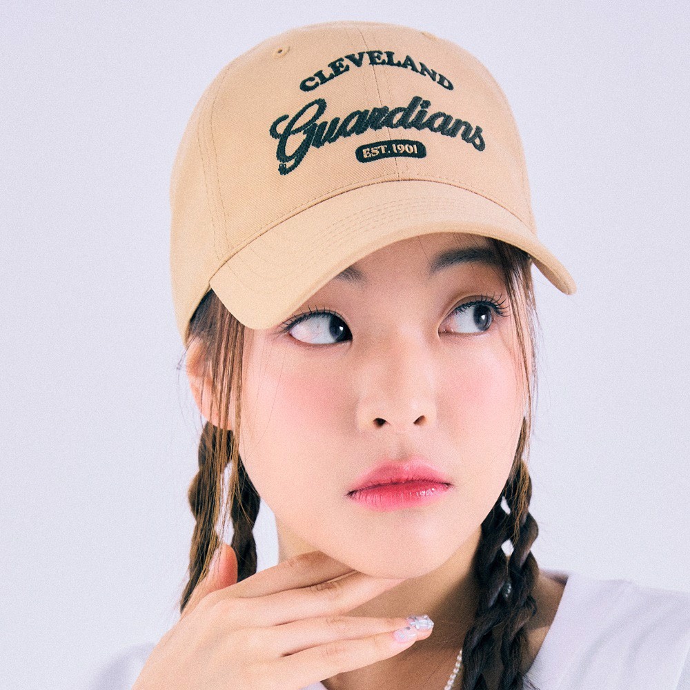 Nón MLB Varsity Lettering Ball Cap Cleveland Guardians L Camel Cap 3ACPL033N-45CAL 10