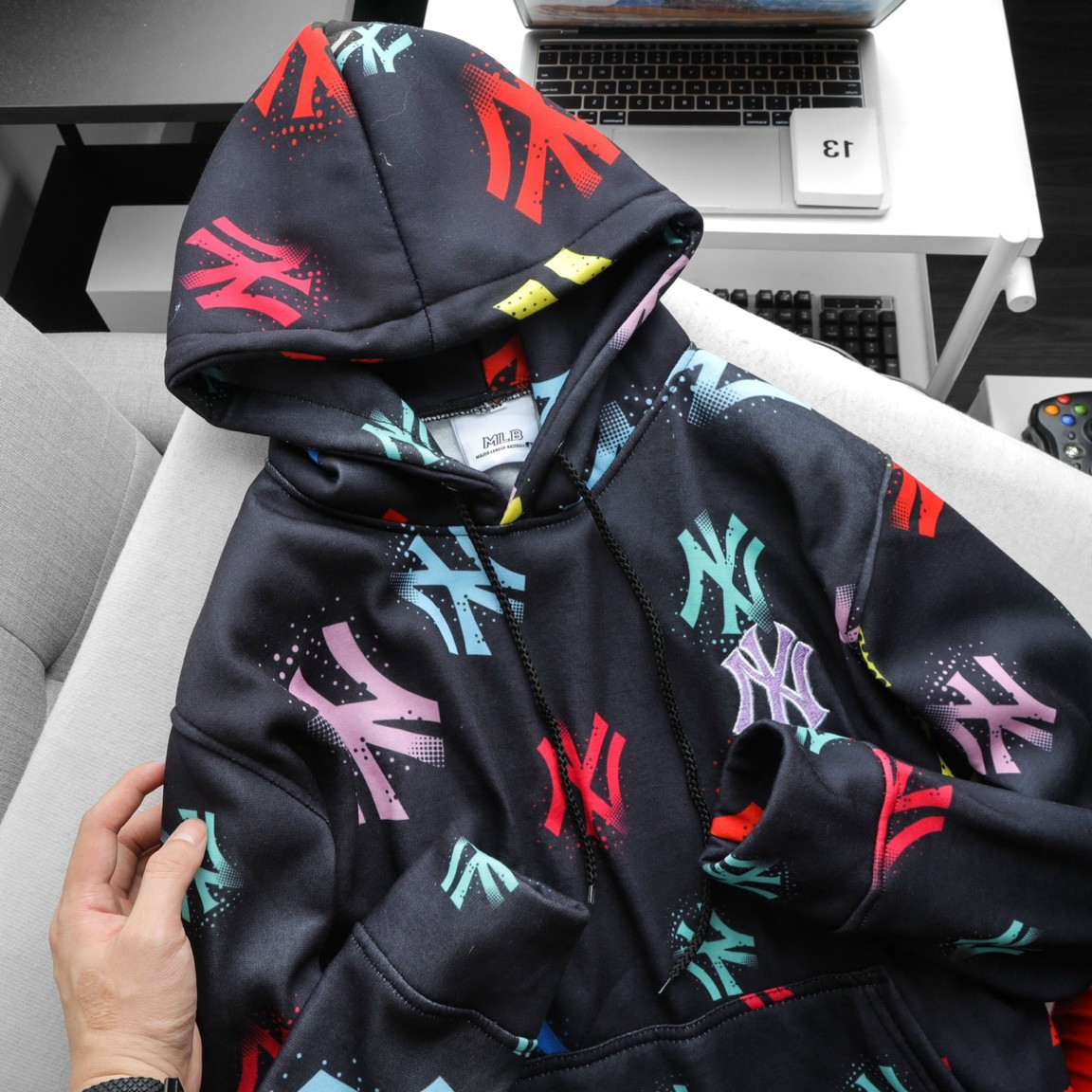 ÁO KHOÁC UNISEX MLB KÈM NÓN 7