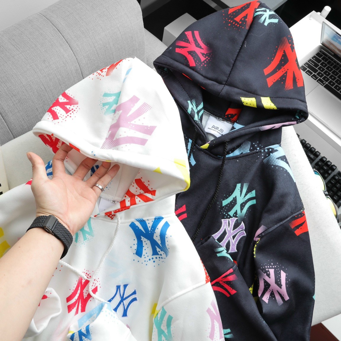 ÁO KHOÁC UNISEX MLB KÈM NÓN 6
