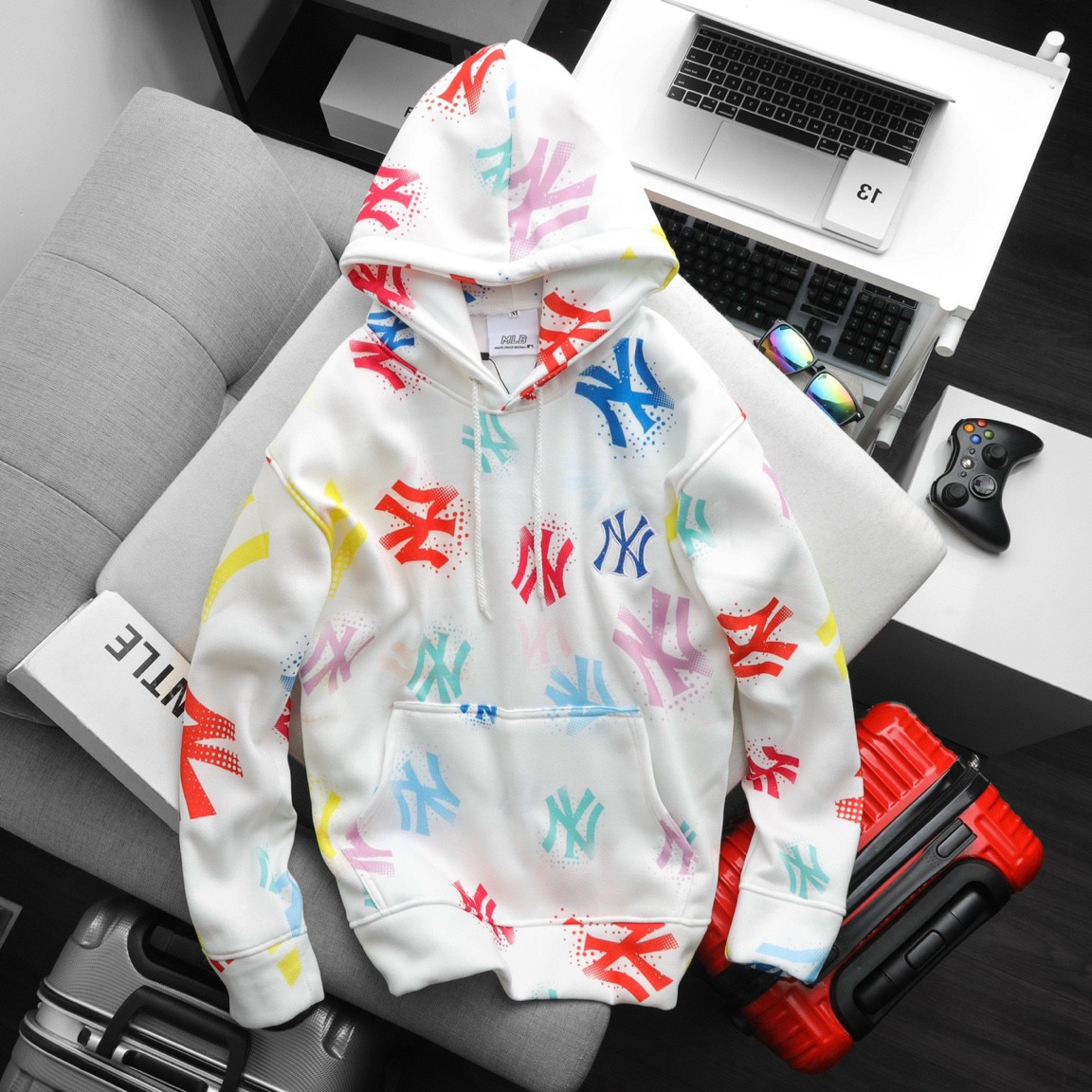 ÁO KHOÁC UNISEX MLB KÈM NÓN 9